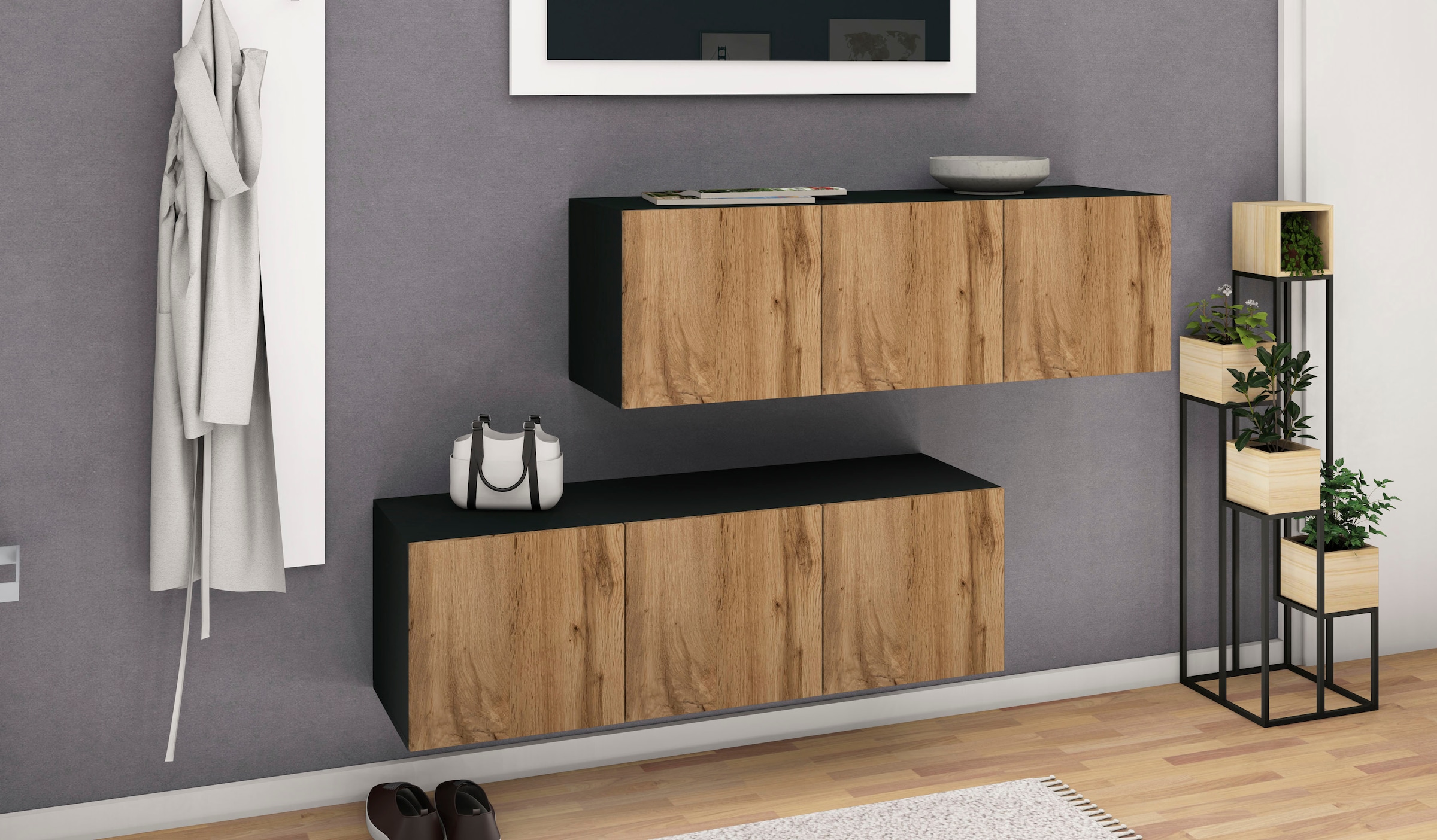 borchardt Möbel Lowboard »Vaasa«, Breite 114 cm, nur hängend auf Raten  kaufen | Sideboards