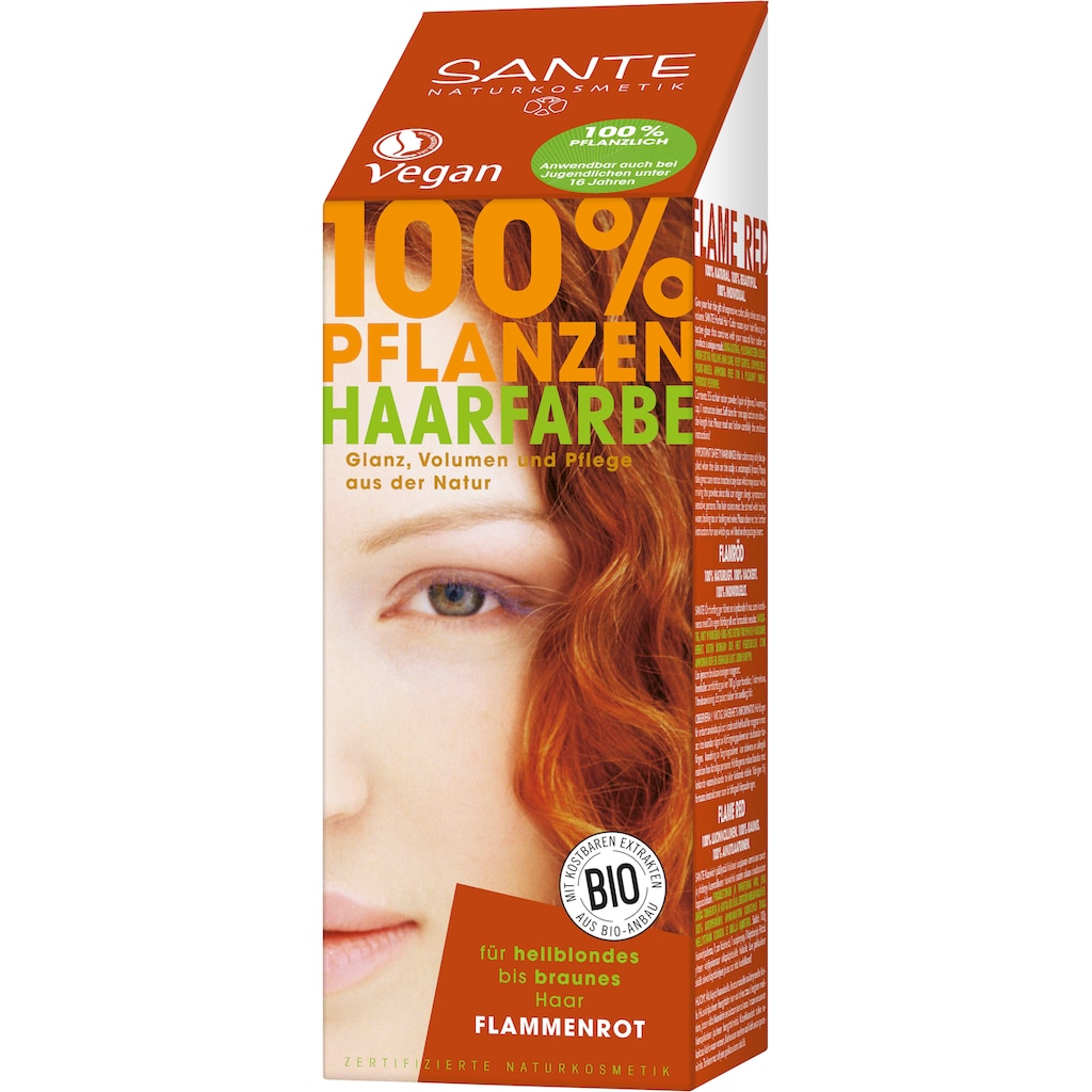 SANTE Haarfarbe »Pflanzenhaarfarbe flammenrot«