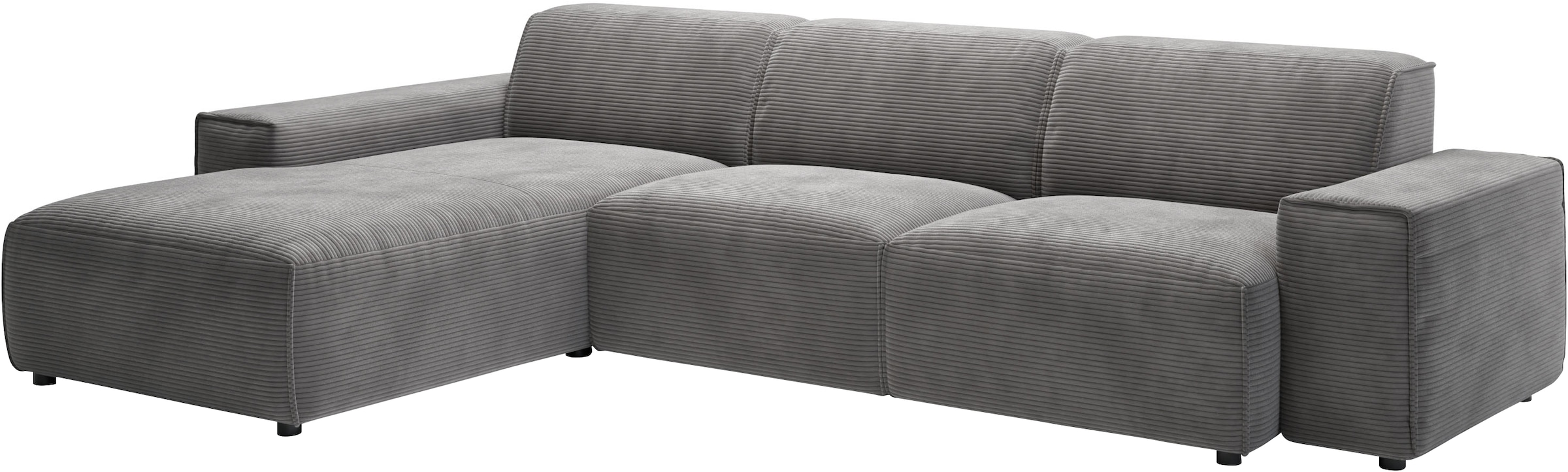andas Ecksofa »Glimminge auch in Breitcord, Feincord, Bouclé + Easy care-Bezug«, L-Form, Breite 294, Zierkissen