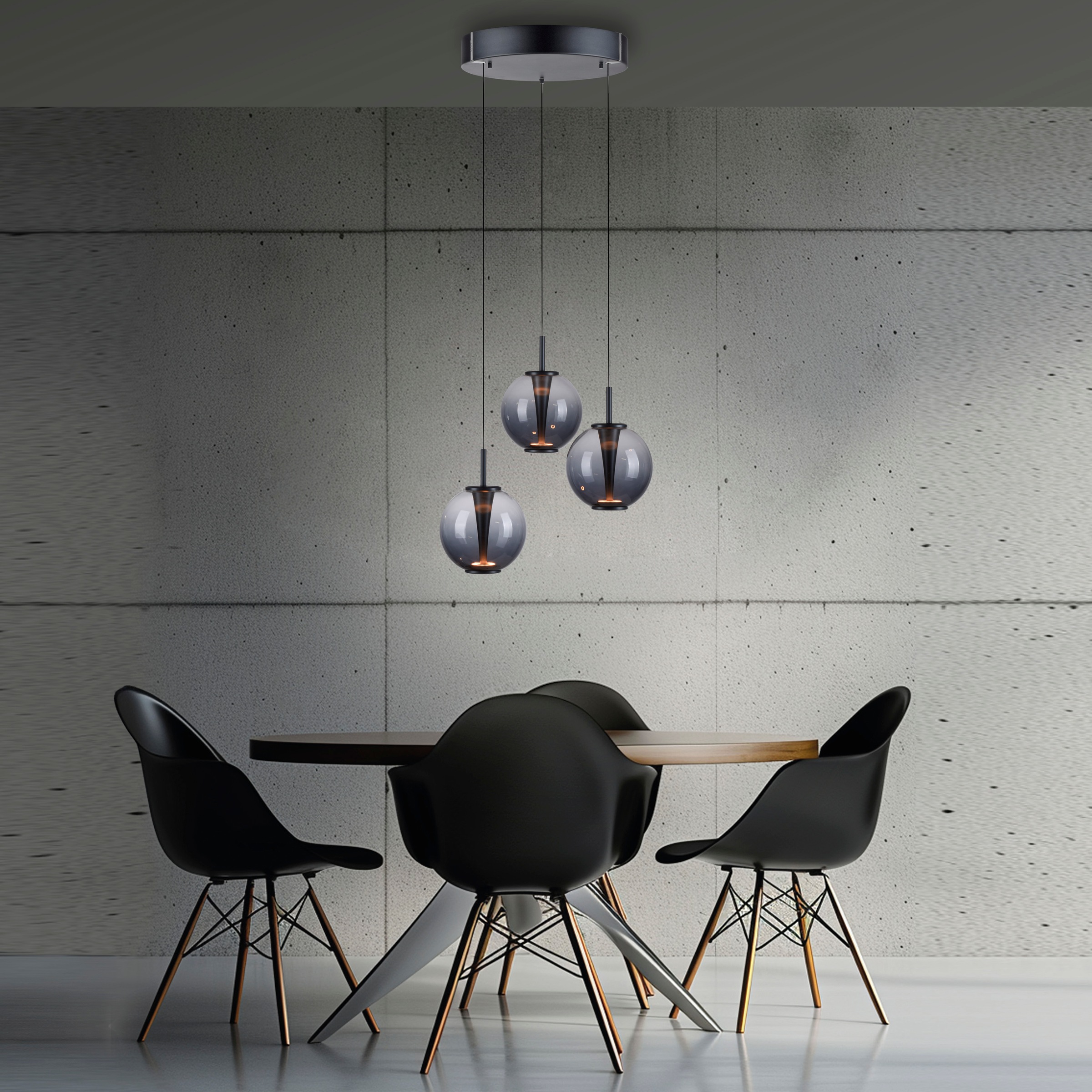 Neuhaus PURE LED Pendelleuchte »PURE E-Infinity« LED-Board 1 Stk. warmweiß - kaltweiß e-SLIDE® Funktion, CCT, dimmbar, Fernbedienung