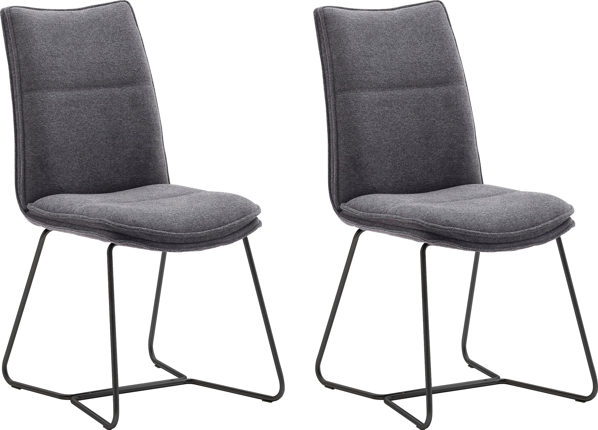 MCA furniture Stuhl »Hampton«, (Set), 2 St., Chenilleoptik, 2er Set, mit Gr günstig online kaufen