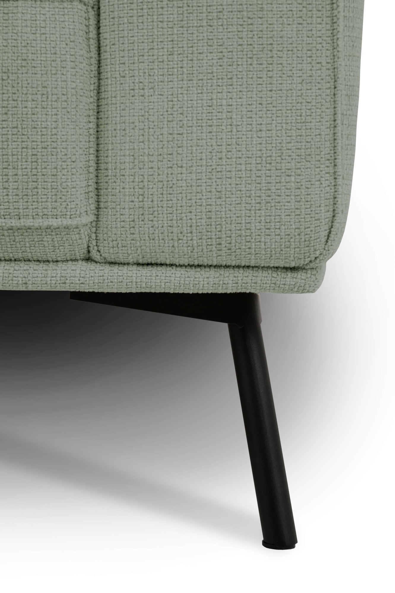 andas Ecksofa »Vosby«, Breite 260 cm, Chenille, mit dekorativer Kedernaht