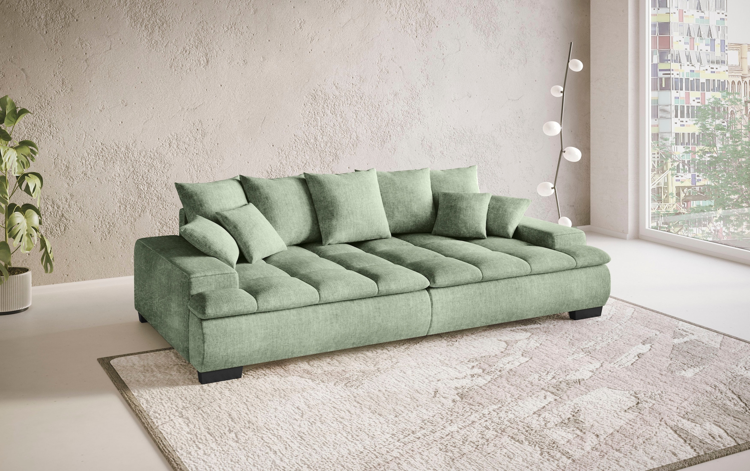 Mr. Couch Big-Sofa »Haiti II«, Wahlweise mit Kaltschaum - bis 140 kg belastbar