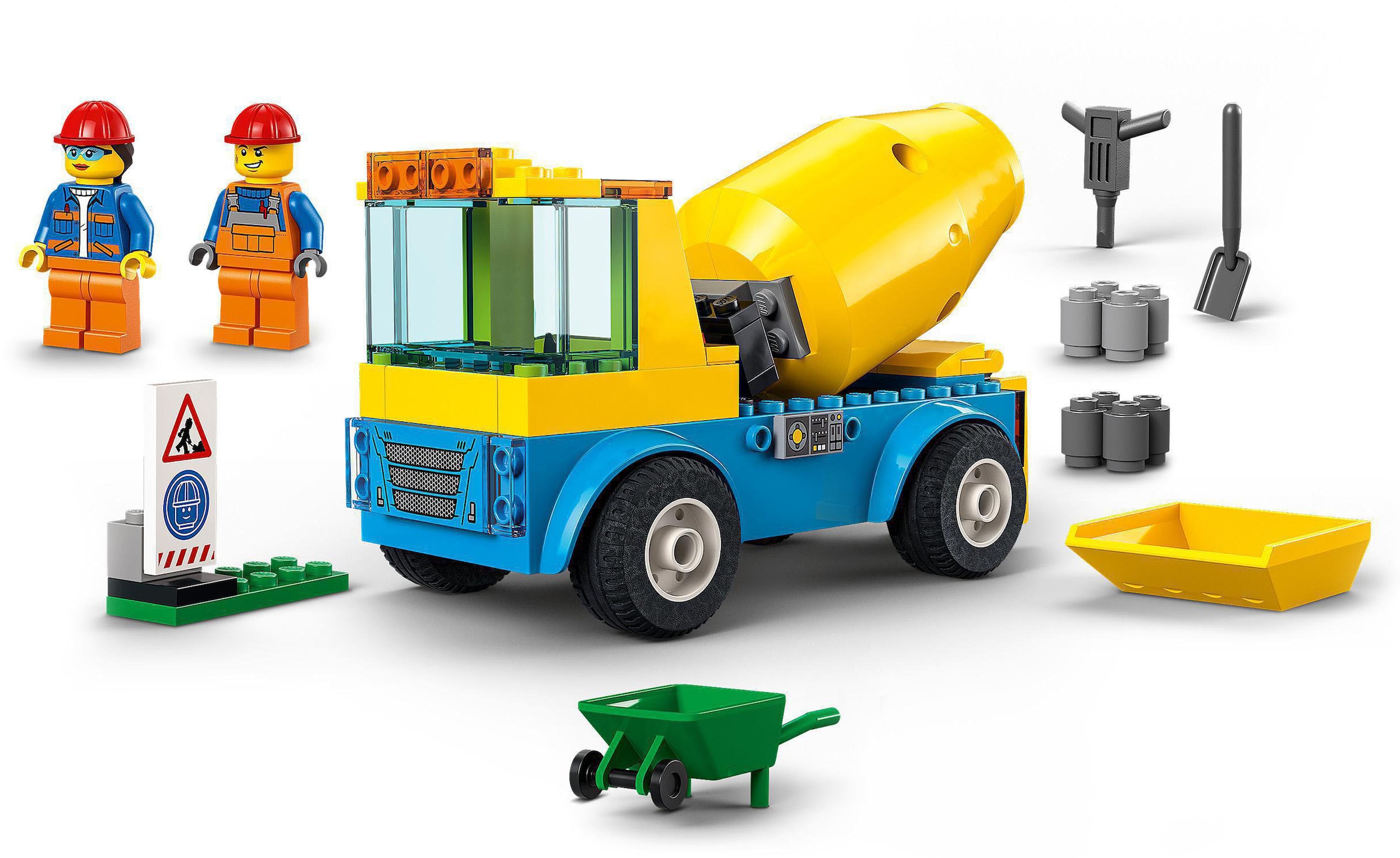 LEGO® Konstruktionsspielsteine »Betonmischer (60325), LEGO® City«, (85 St.)