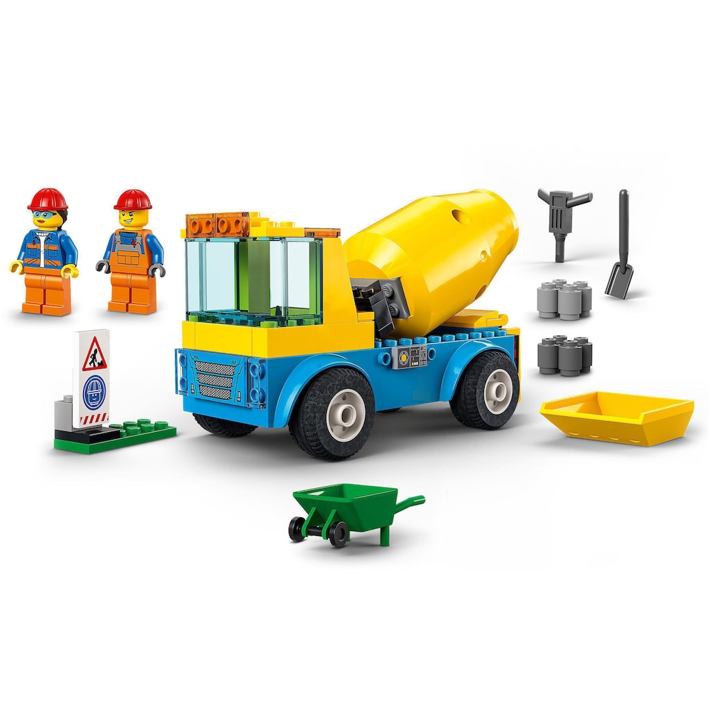 LEGO® Konstruktionsspielsteine »Betonmischer (60325), LEGO® City«, (85 St.)