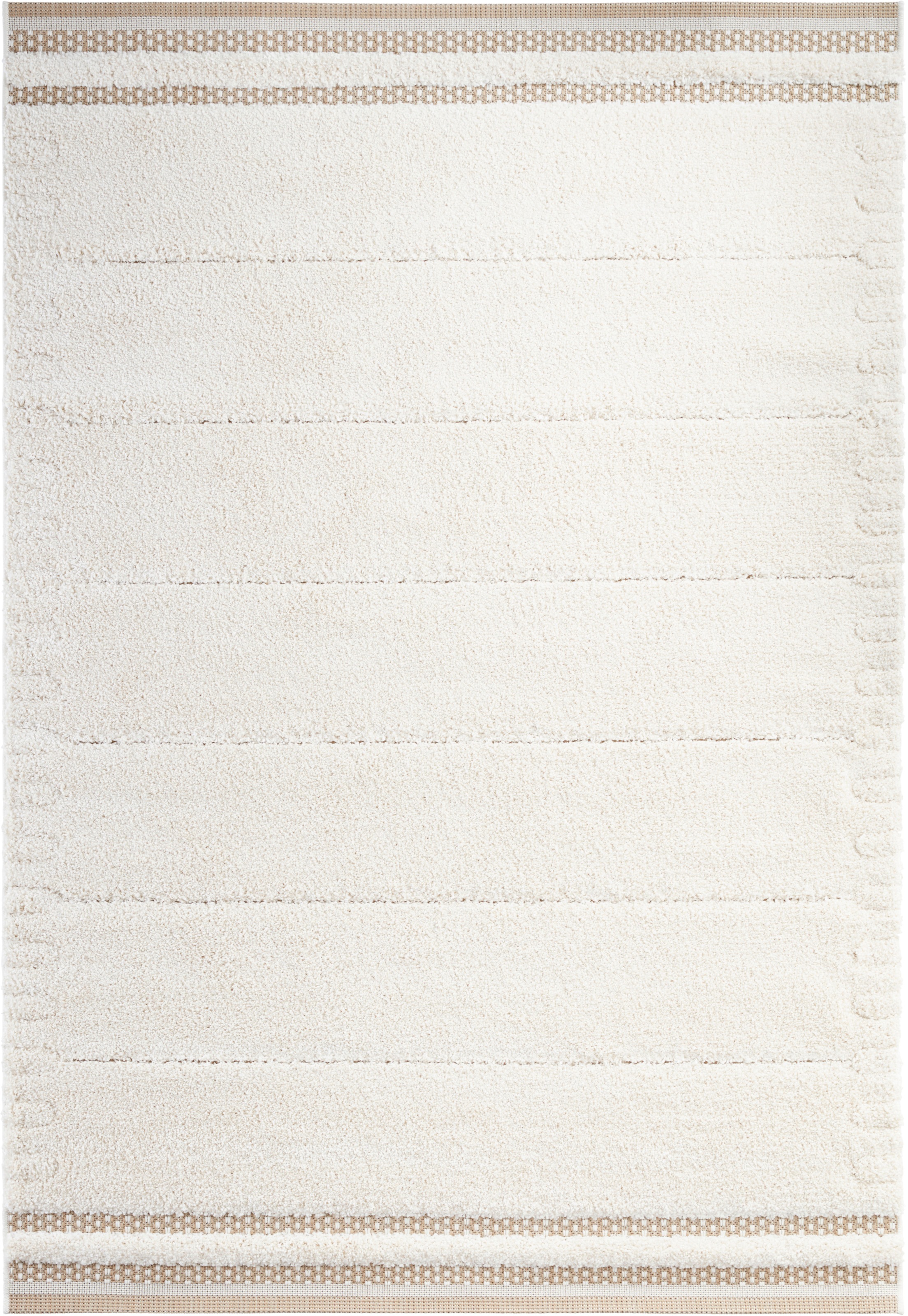 HANSE Home Designteppich »Cassidy«, rechteckig, 22 mm Höhe, Hoch-Tief Struktur, weicher Flor, ringsum gekettelt