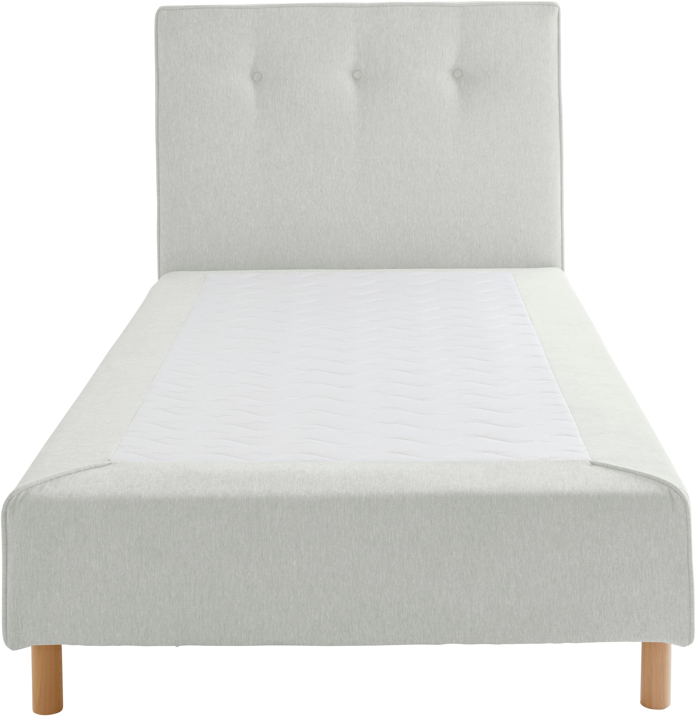 Home affaire Boxspringbett »Heimatblick 100x200cm beliebig erweiterbar zu Doppel- und Familienbett«, Einzelbett, Hotelbett erhältlich in H2,H3 & H4