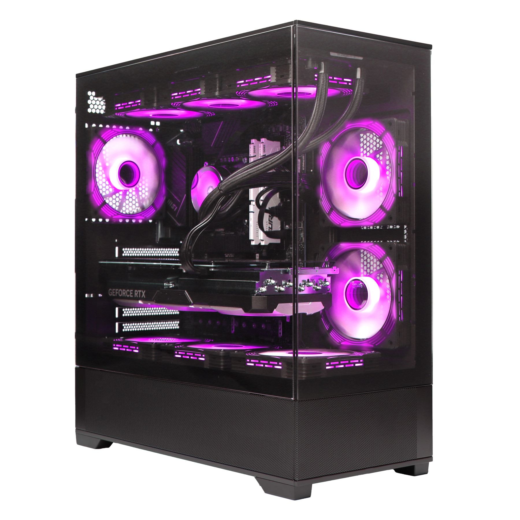 GAMEMAX Gaming-PC »Vista AB 8024 AMD Ryzen 5 9600X 16GB DDR5 1TB SSD RTX 5060Ti« Windows 11, DDR5 RAM, Wasserkühlung