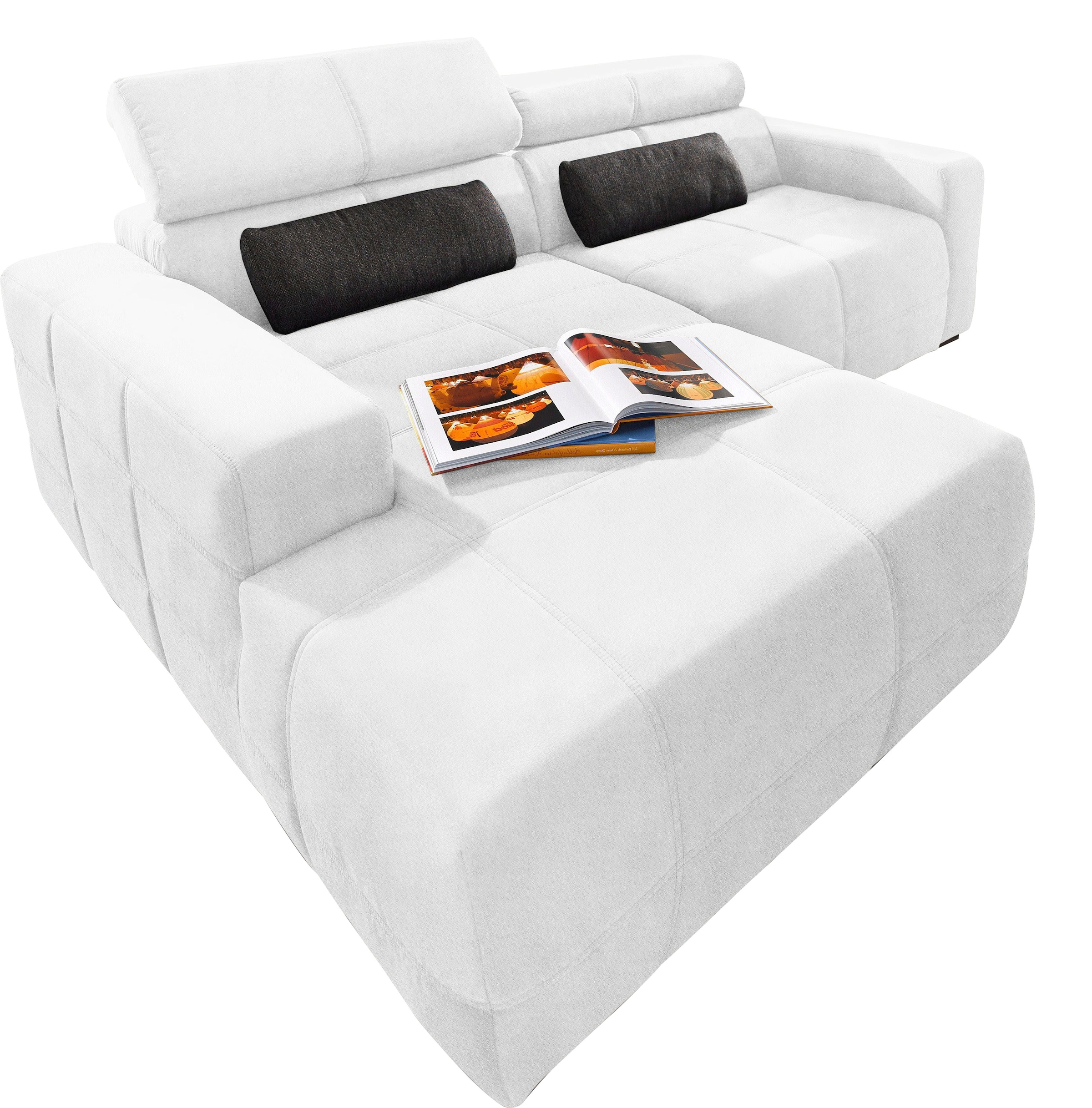 DOMO collection Ecksofa »Brandon kleine Ausführung B/T/H: 214/100/80 cm«, M günstig online kaufen