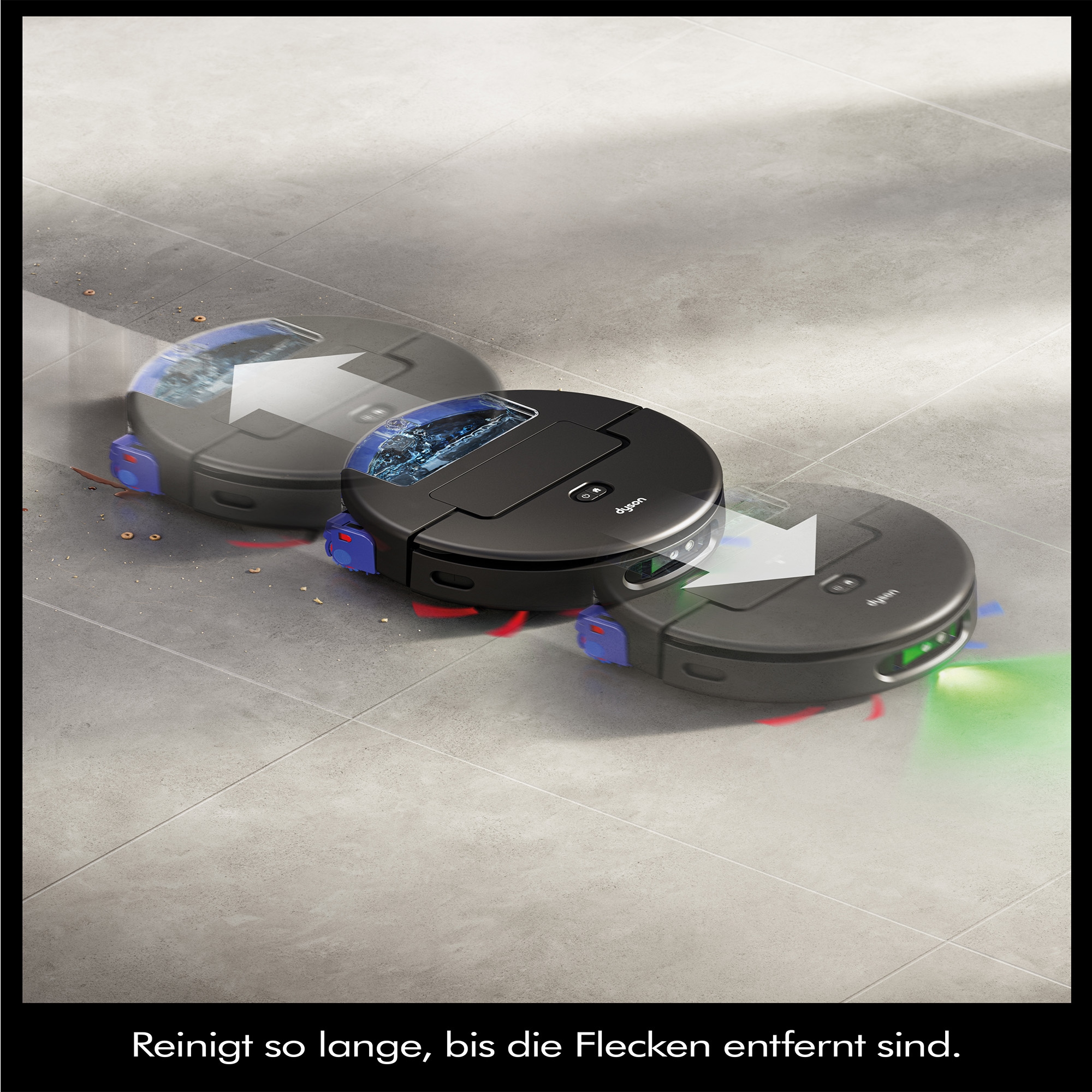 DYSON Saugroboter »spot+scrub Ai« Beseitigt versteckte Flecken mithilfe fortschrittlicher KI