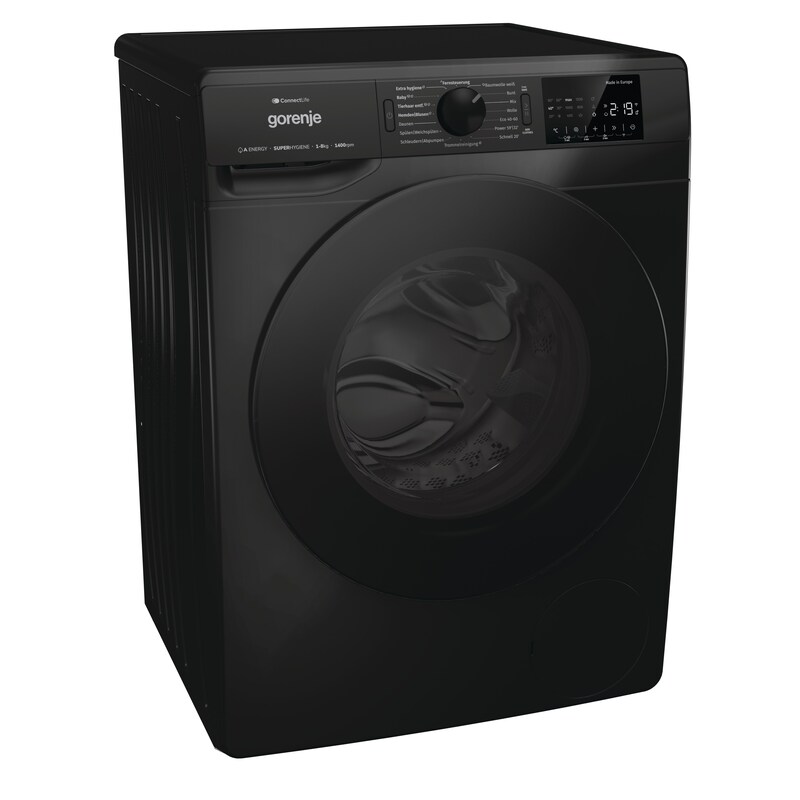 GORENJE Waschmaschine »WPNEI84A1DTSB« 8 kg 1400 U/min Energieklasse A-10% schwarz Total AquaStop