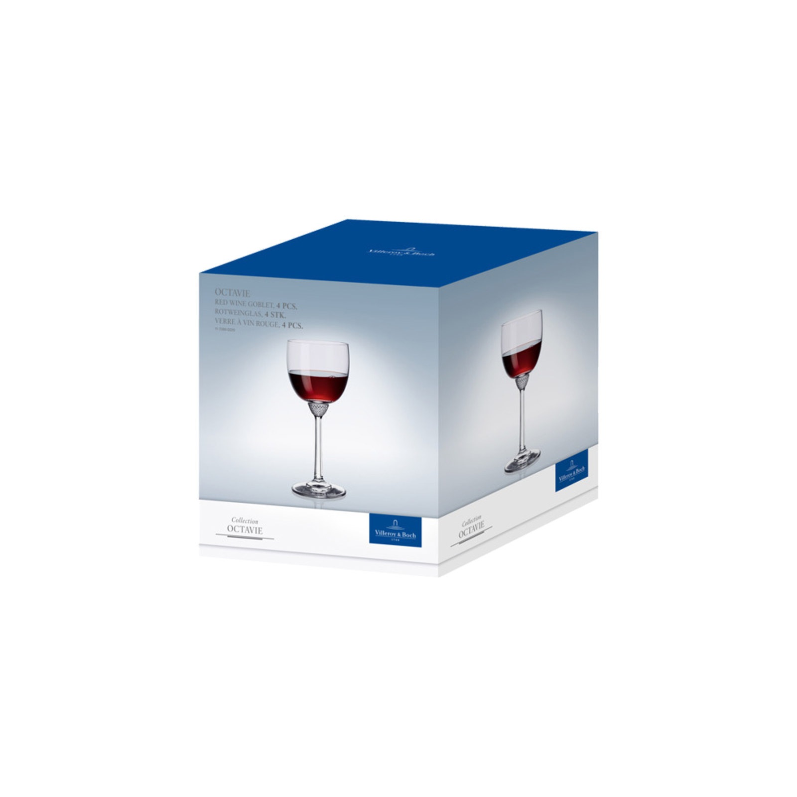 Villeroy & Boch Rotweinglas »Rotweingläser Octavie 280 ml 4er Set transpare günstig online kaufen