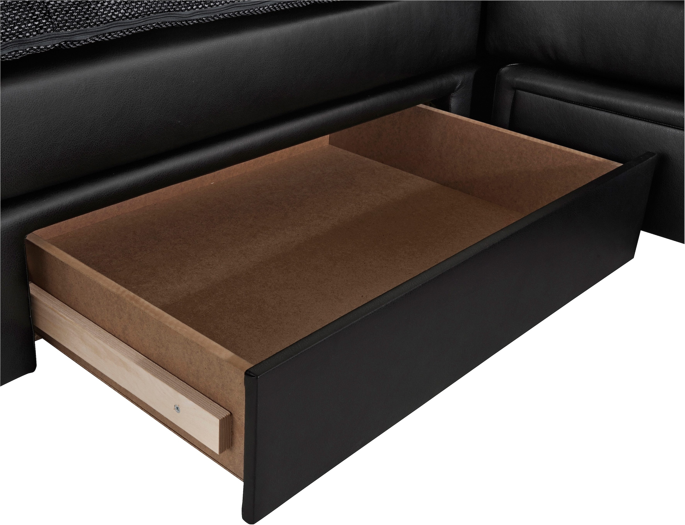 INOSIGN Ecksofa »Boxspringbett Night & Day L-Form mit Dauer-Schlaffunktion o. Armlehnen«, mit Boxspring-Bettfunktion 164x200 cm und Bettkasten, Dauerschläfer!
