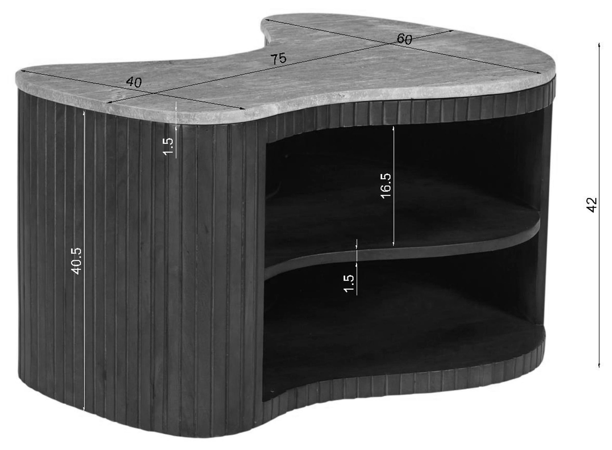 SIT TV-Board, (1 St.), auch als Couchtisch nutzbar