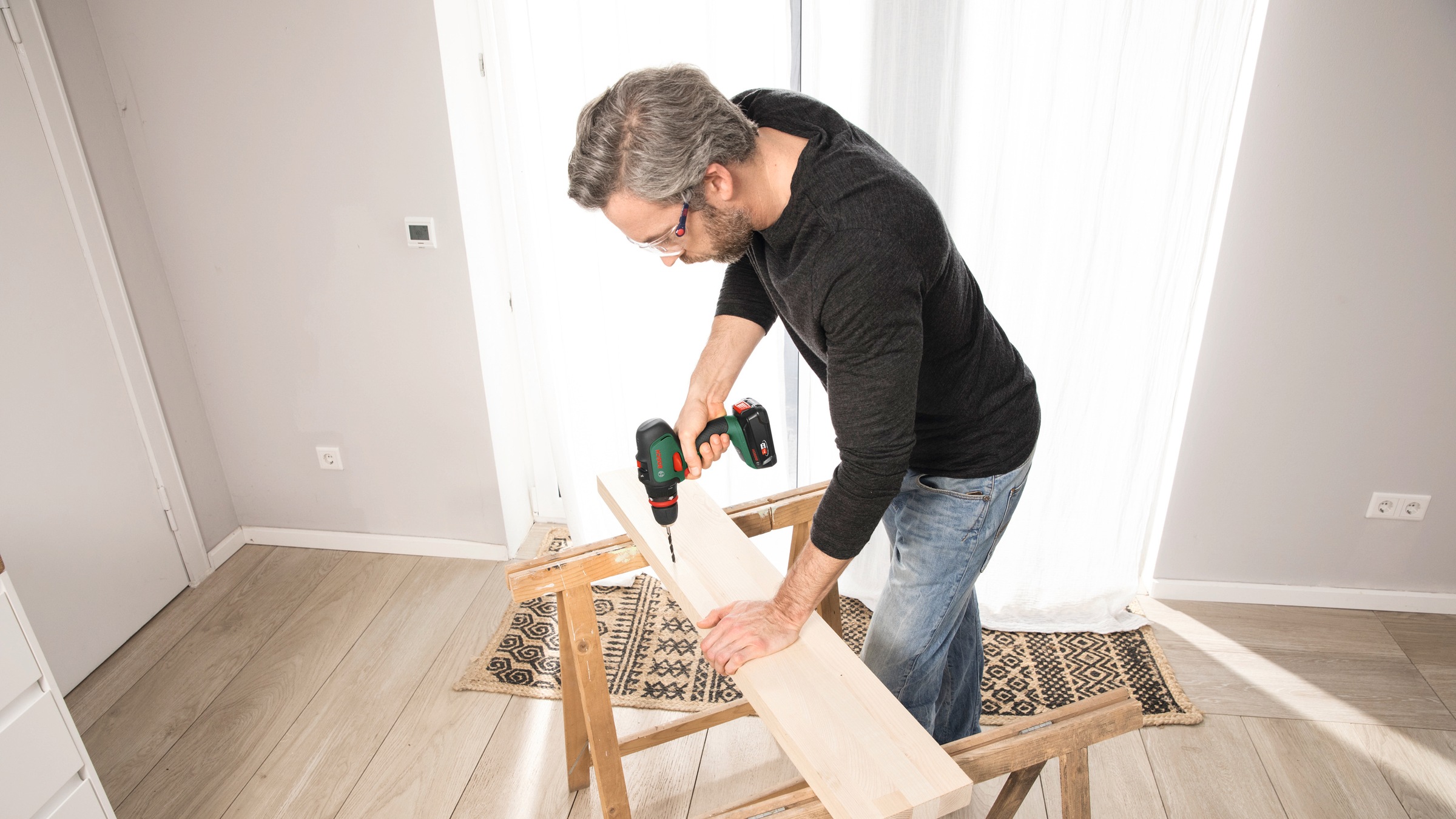 Bosch Home & Garden Akku-Schrauber »AdvancedDrill 18«, mit Akku und Ladegerät