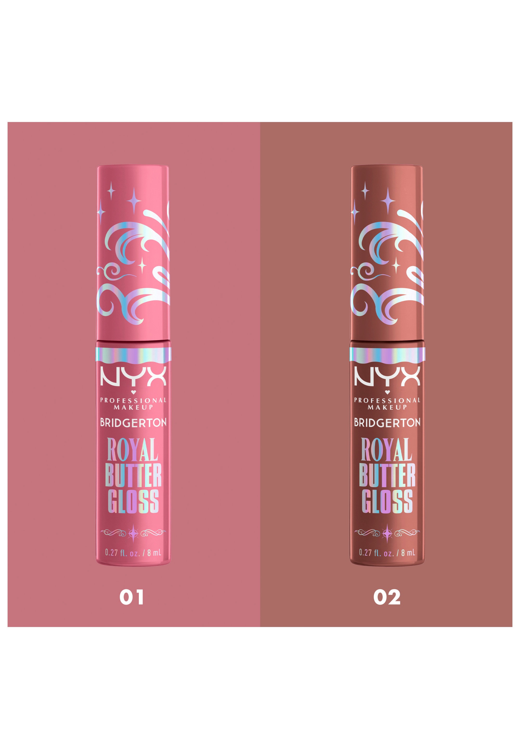 NYX PROFESSIONAL MAKEUP Lipgloss »BRIDGERTON ROYAL BUTTER GLOSS« seidig glatt und butterweich