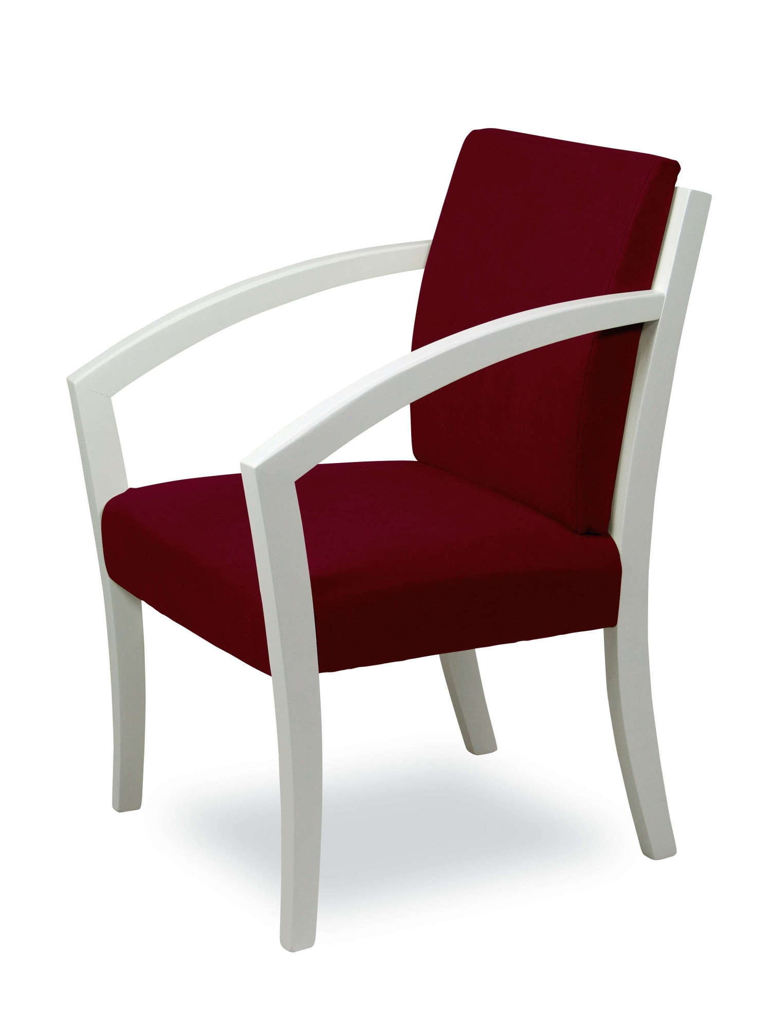 Home affaire Esszimmerstuhl »G98 George Armlehnstuhl, Sessel, in 3 Gestellfarben Made in Italy« () 1 Stk.Extra-confort, Fleckenabweisendes Gewebe, Massivholz