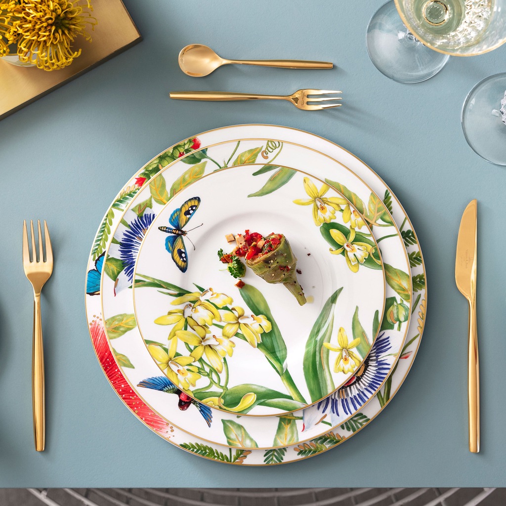 Villeroy & Boch Frühstücksteller »Frühstücksteller Amazonia Anmut ø 22,5 cm günstig online kaufen