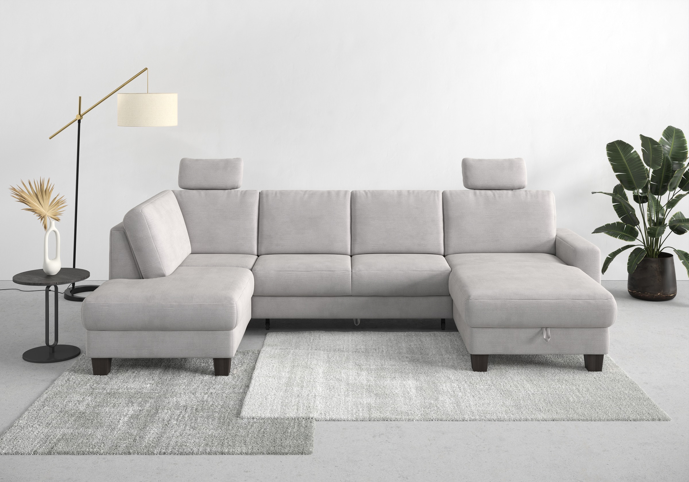 Home affaire Wohnlandschaft »Summer U-Form« mit oder ohne Bettfunktion und günstig online kaufen