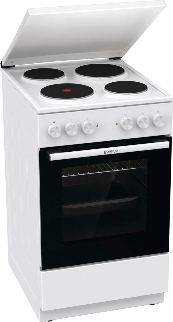 GORENJE Platten-Standherd "GE 5A23WH" weiß