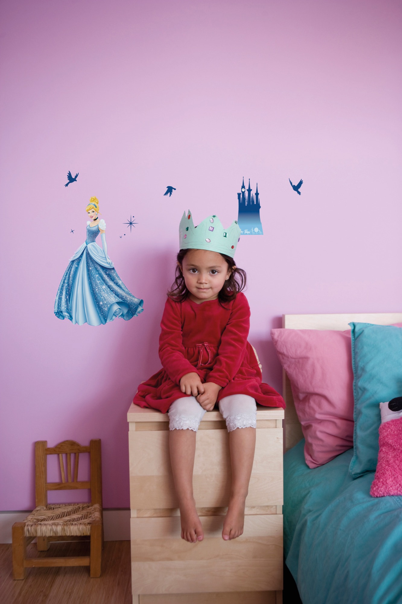 Komar Wandtattoo »Disney Princess Dream - Größe 50 x 70 cm«, (10 St.), selbstklebend, Wandsticker, Kinderzimmer