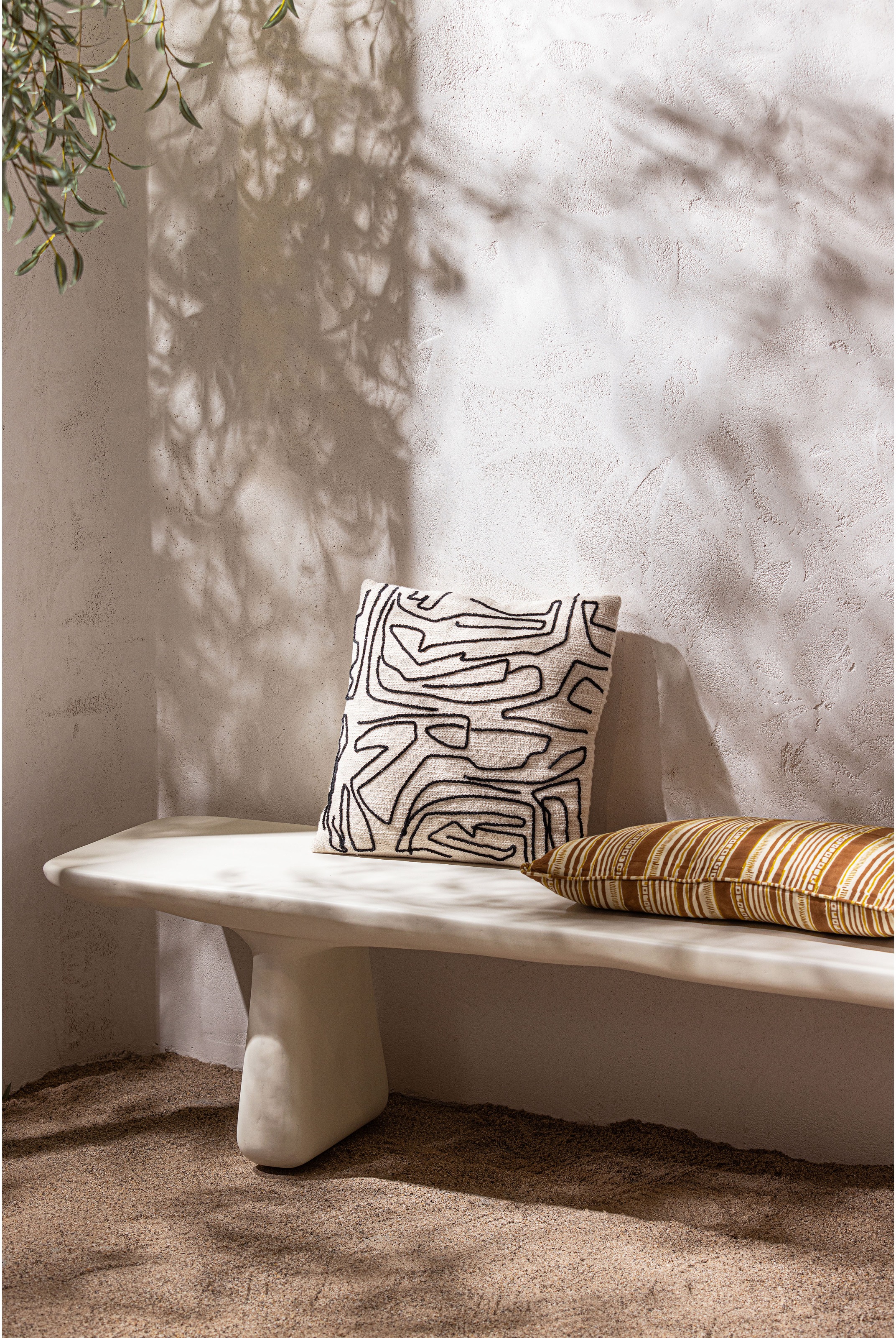 WOOOD Sitzbank »WOOOD LOGGIA TUINBANK 227X40 CM VEZELVERSTERKTE POLYMEER NATUREL« Loggia Essbank aus FRP