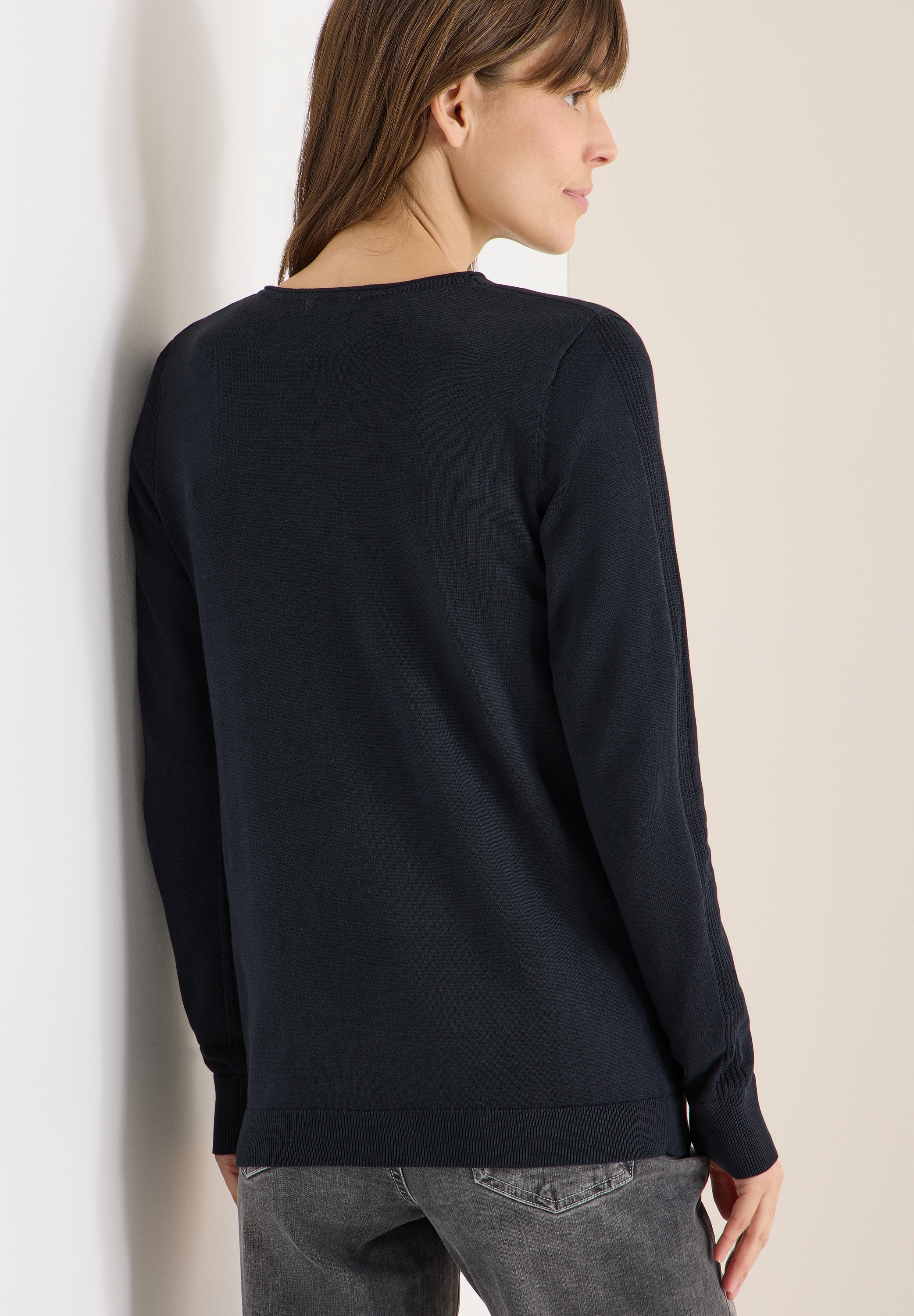 Cecil Strickpullover mit V-Ausschnitt