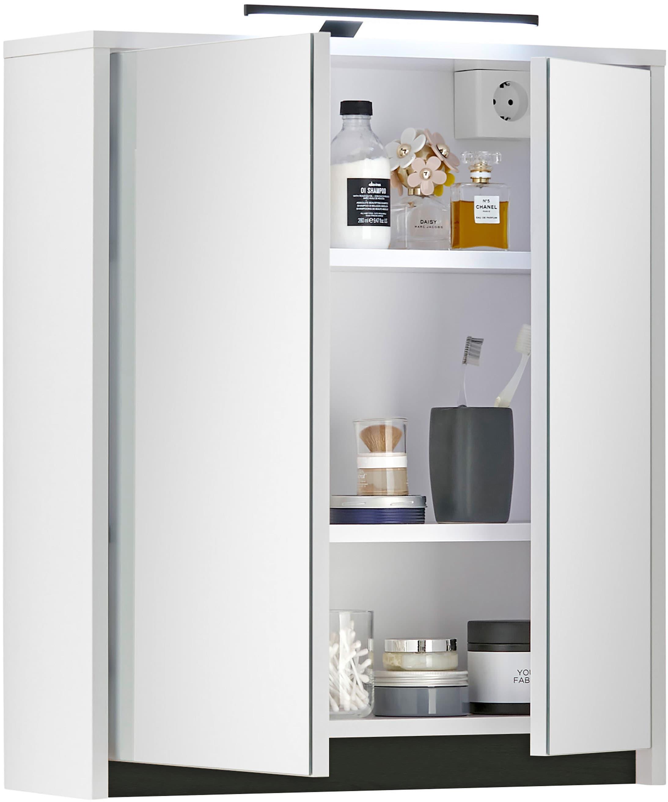 BASIC by Balculina Badezimmerspiegelschrank »Avanto B/H/T 60x70x20 cm« 1 Stk. tlg.