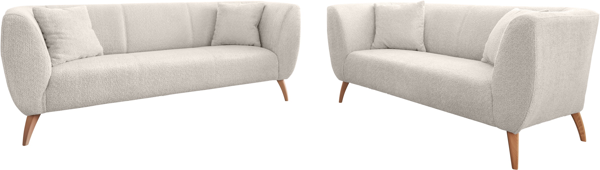 Home affaire Polstergarnitur »Colori« Set, 3-Sitzer und 2-Sitzer, 2 Stk. tl günstig online kaufen