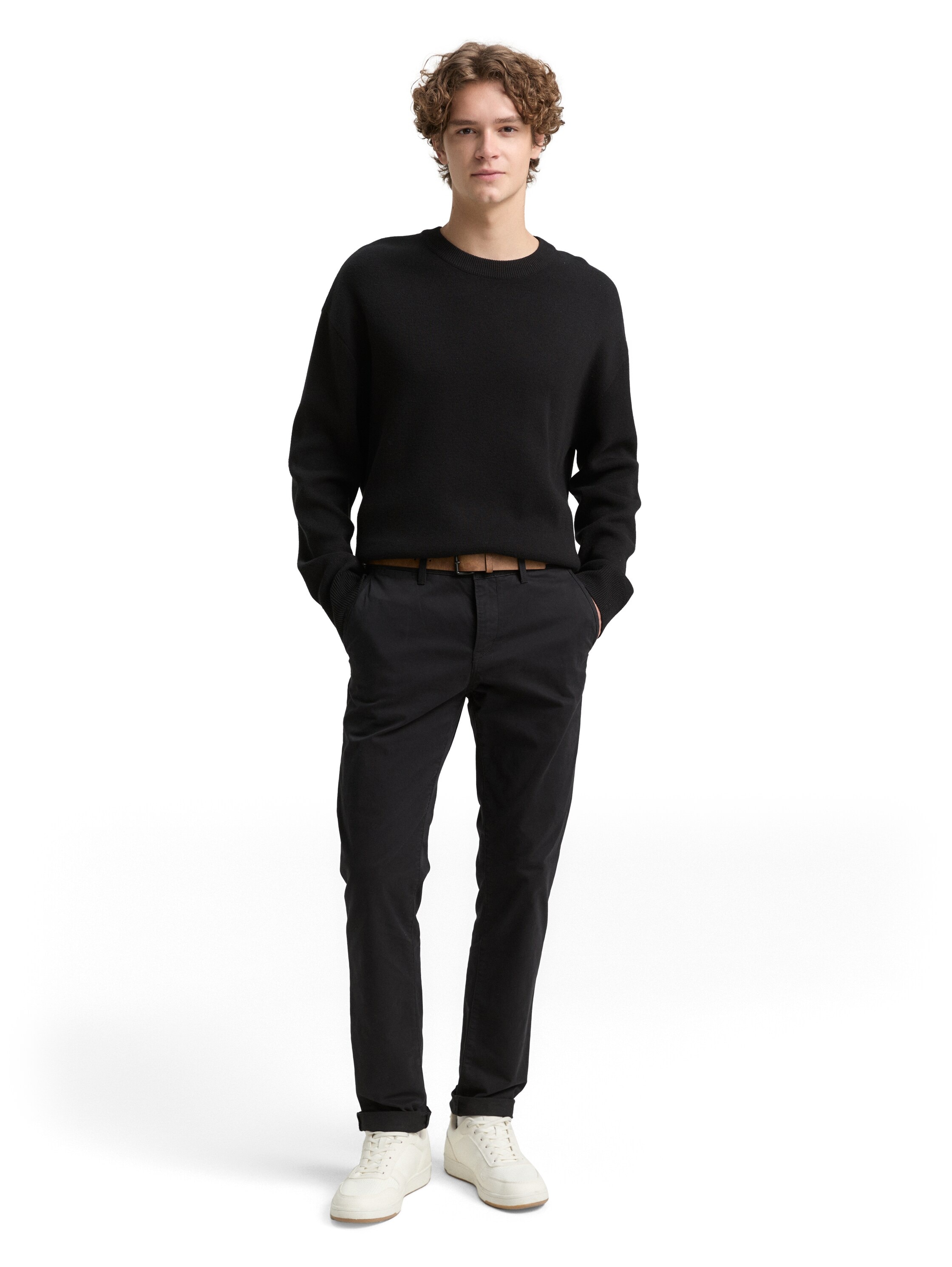 TOM TAILOR Denim Chinohose  leicht vorgewaschen