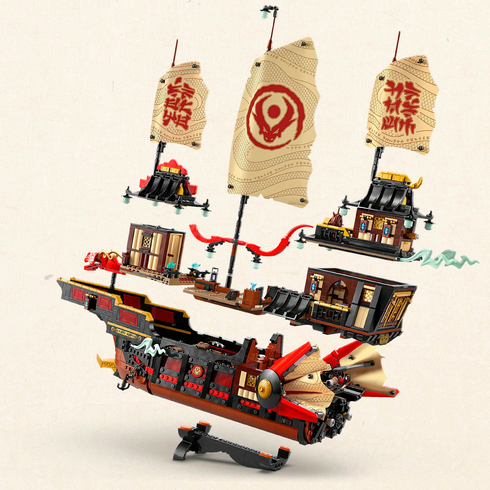 LEGO® Konstruktionsspielsteine »Der Tempel-Flugsegler (71848), LEGO Ninjago«, (2387 St.), Made in Europe