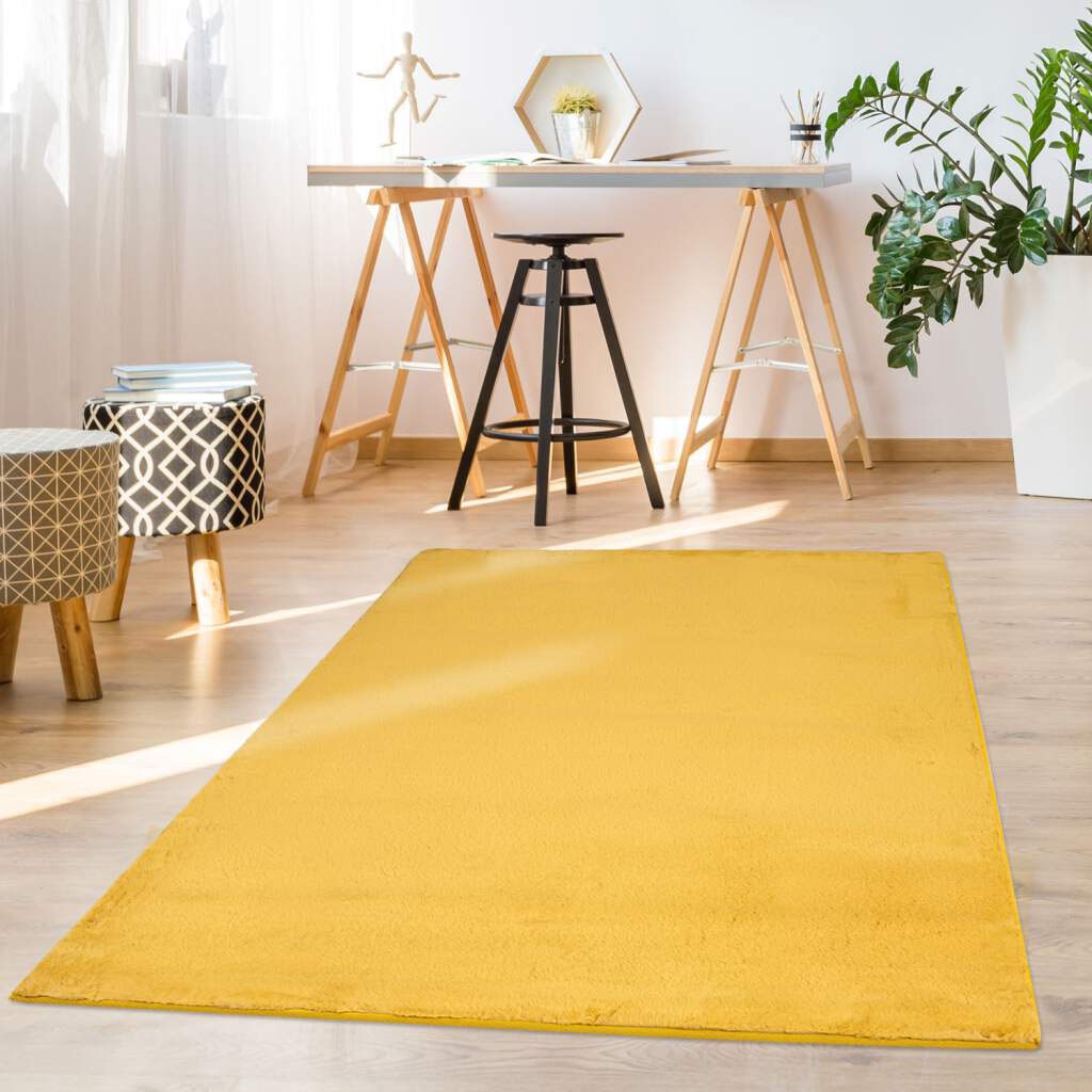 Carpet City Hochflor-Teppich »TOPIA 400«, rechteckig, 21 mm Höhe, Kunstfell günstig online kaufen