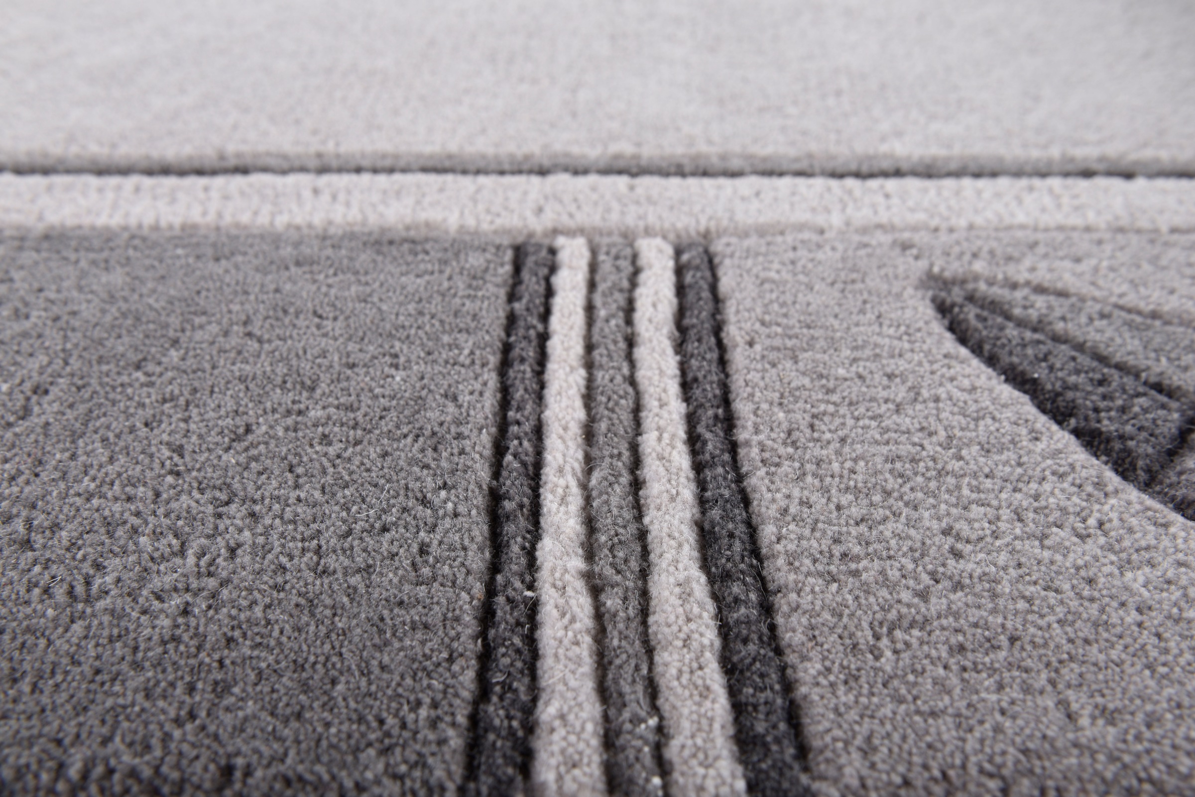 THEKO Wollteppich »Royal Nepali 3029« rechteckig 15 mm Höhe reine Wolle, handgetuftet, modernes Design, mit Bodüre