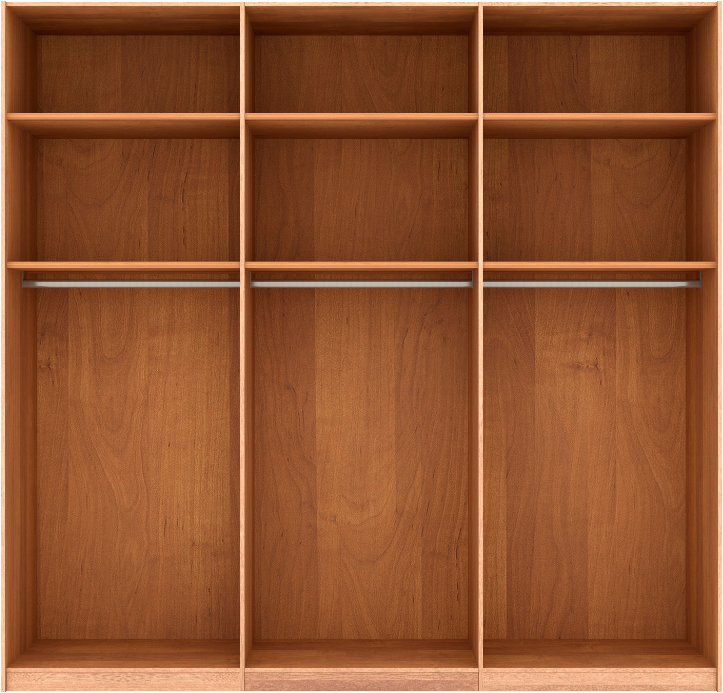 Musterring Schwebetürenschrank »Sorrent, Kleiderschrank, Schrank, Schiebetüren«, (Teilmassiv Eiche, MADE IN GERMANY), Türen in Eiche massiv mit Kassetten-Optik, verschiedene Maße verfügbar