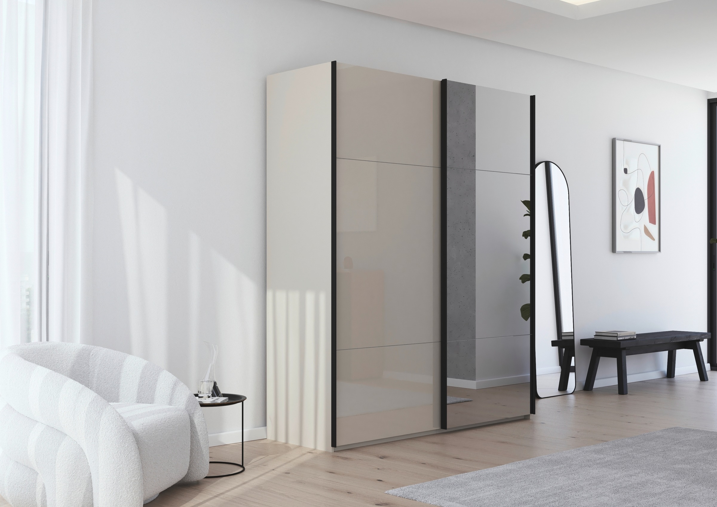 rauch Schwebetürenschrank "Kleiderschrank Schrank Garderobe Schlafzimmersch günstig online kaufen