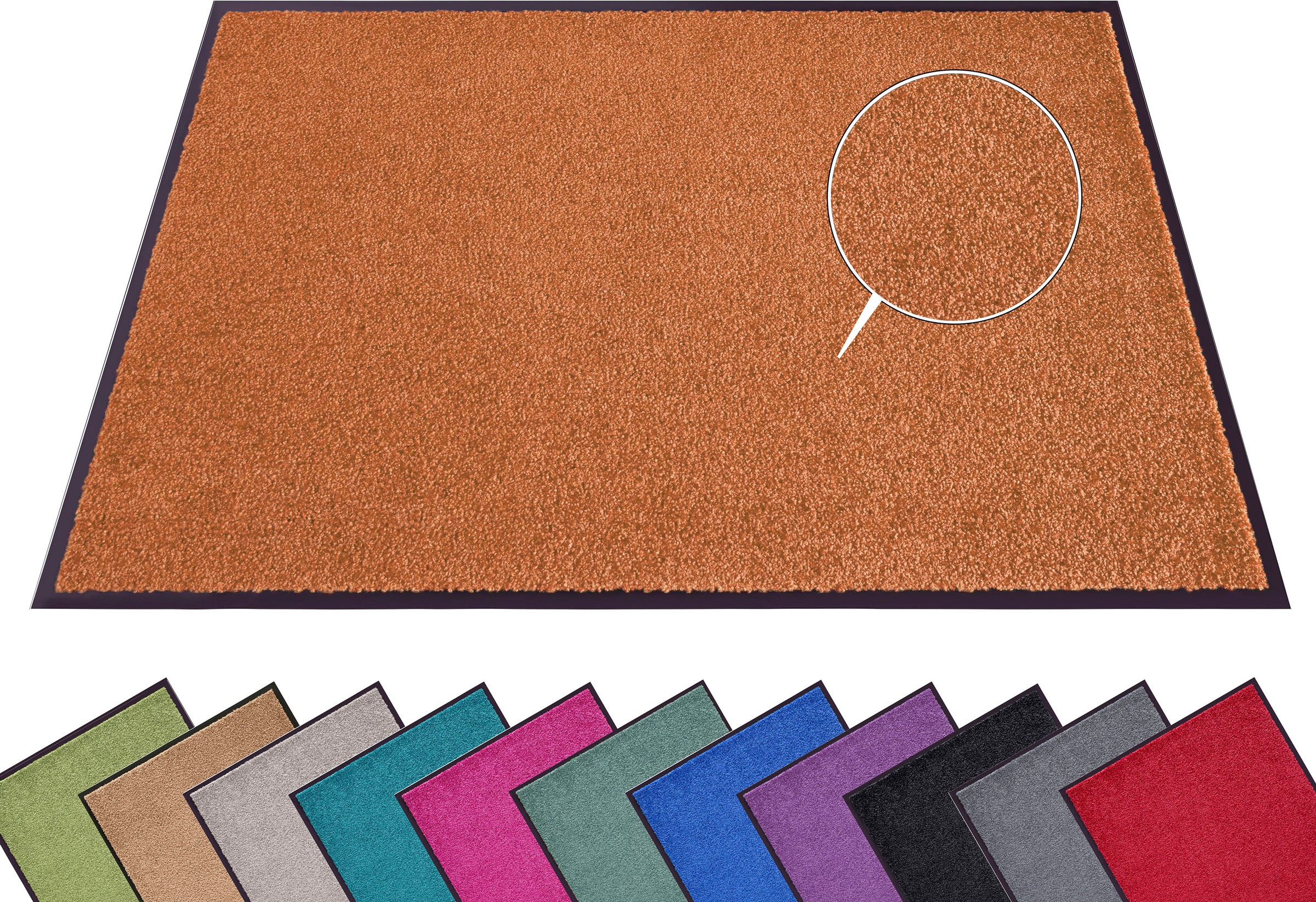 HANSE Home Fußmatte »Wash & Clean«, rechteckig, 7 mm Höhe, Schmutzfangmatte günstig online kaufen