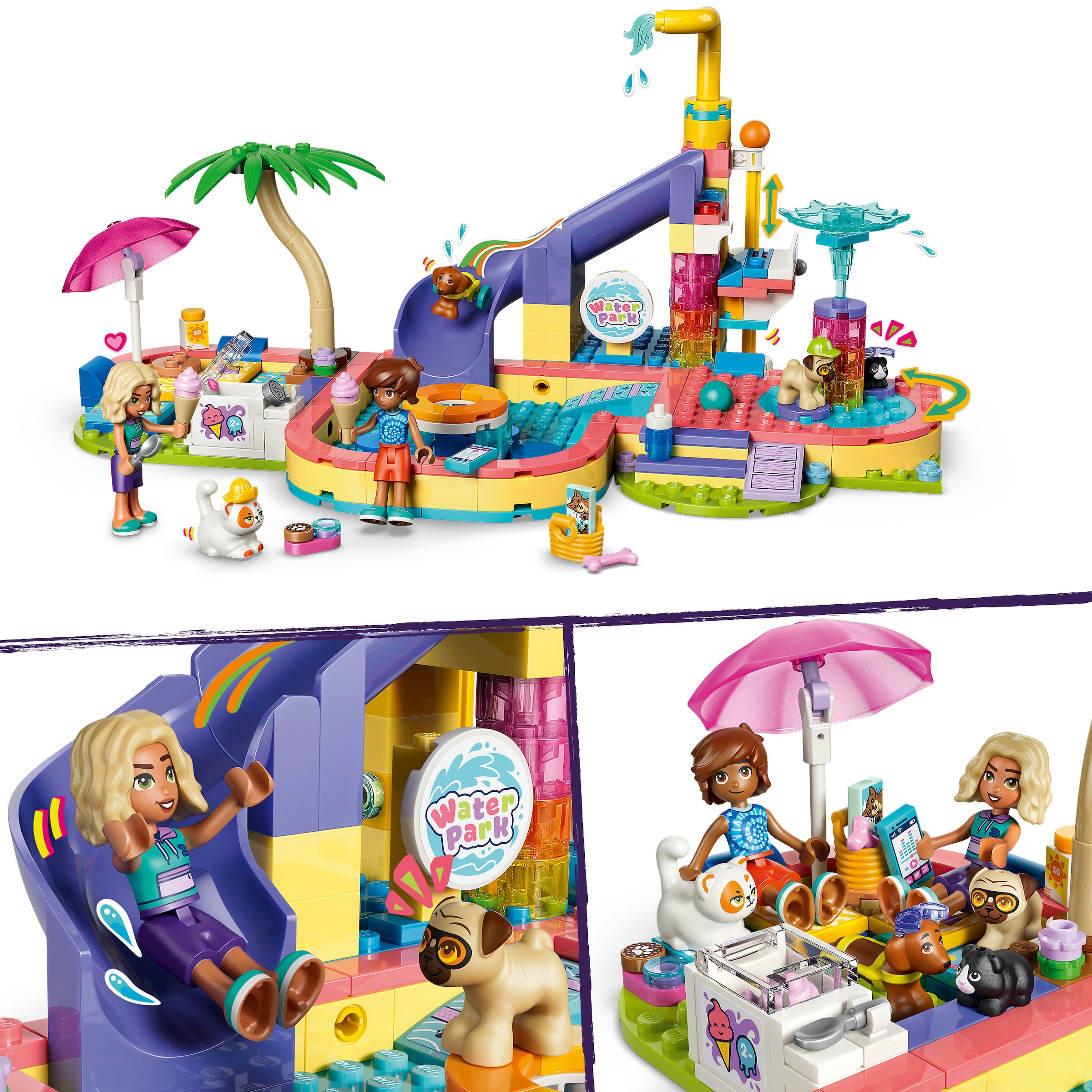 LEGO® Konstruktionsspielsteine »Lustiger Tag im Wasserpark (42676), LEGO Friends« Made in Europe