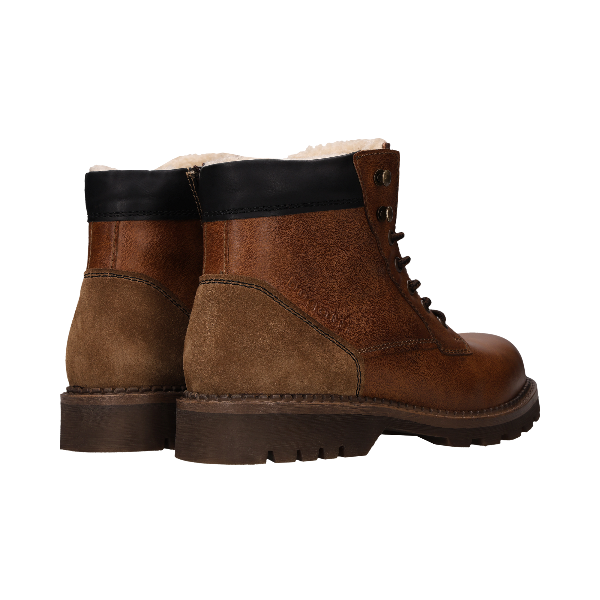 bugatti Schnürboots  Schnürstiefelette, Winterboots mit Warmfutter