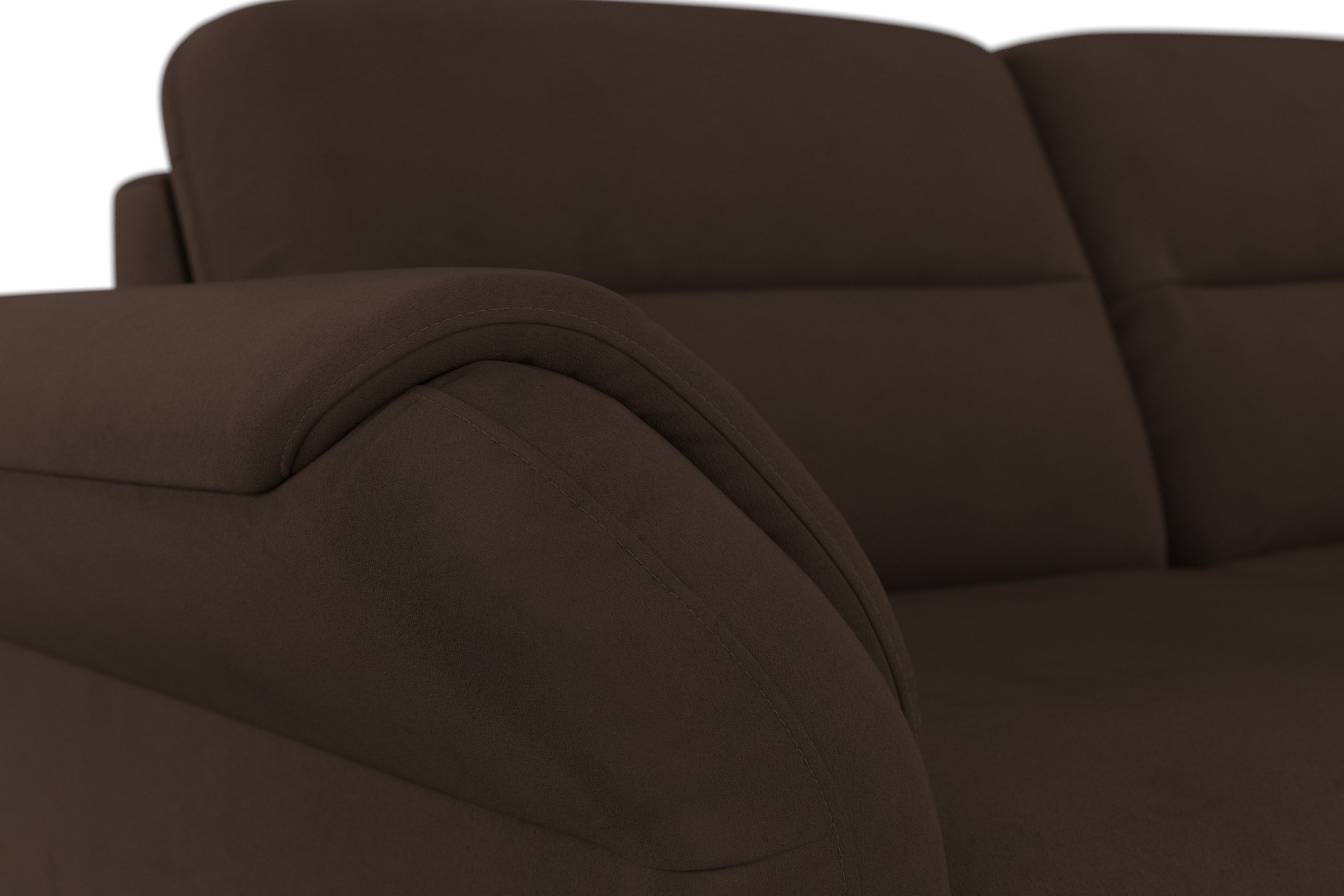 sit&more Ecksofa »Mellum L-Form«, Federkern, wahlweise mit Bettfunktion, Stauraum und Armteilfunktion