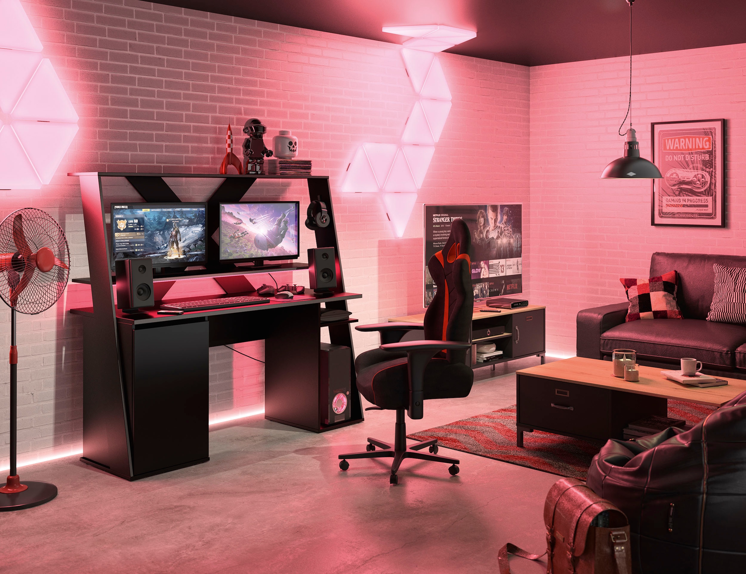 Gami Gamingtisch »AXYON« 1 Stk. tlg. Das ganze Material findet seinen Platz günstig online kaufen