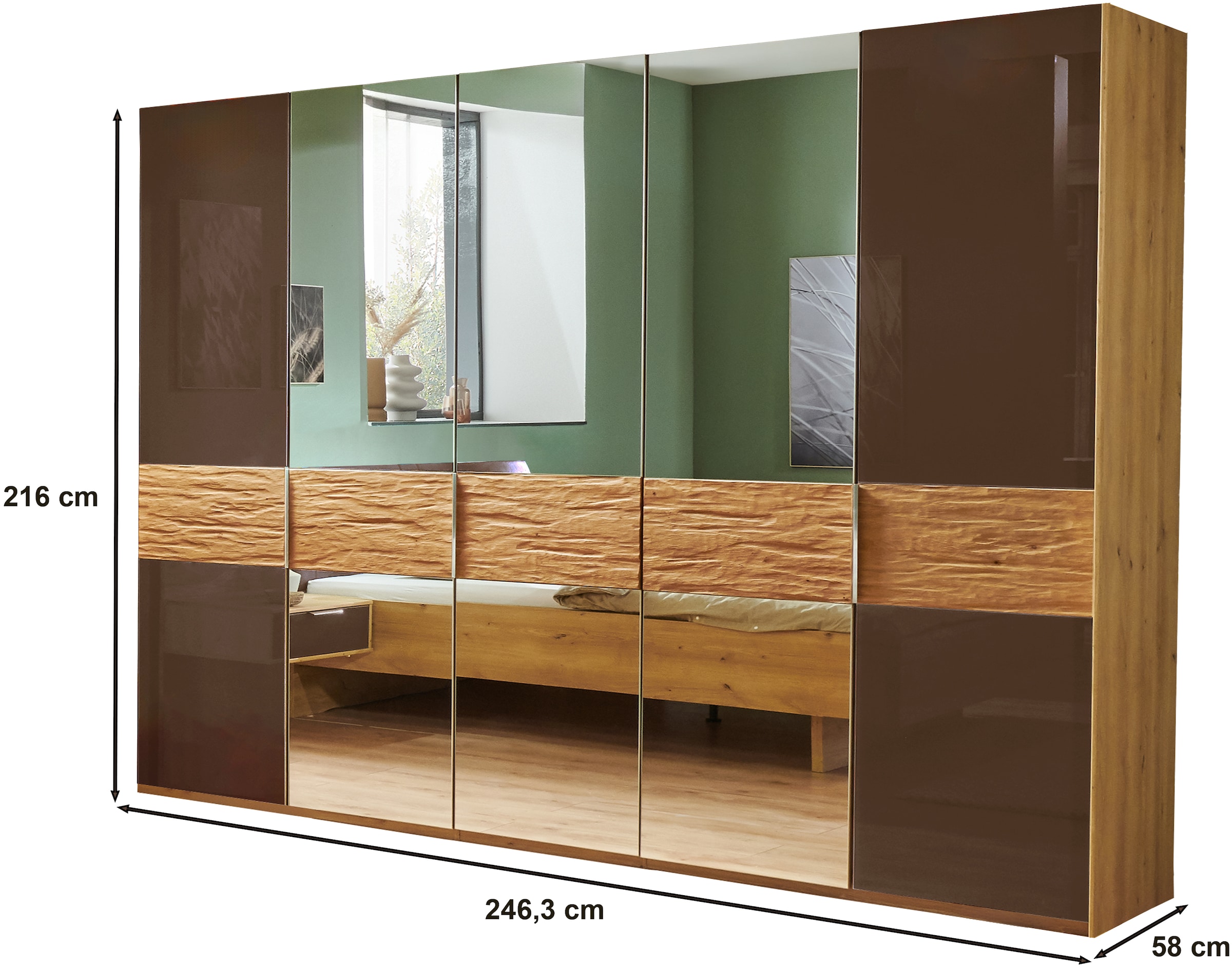 WIEMANN Drehtürenschrank »Cordoba« inkl. Türendämpfung