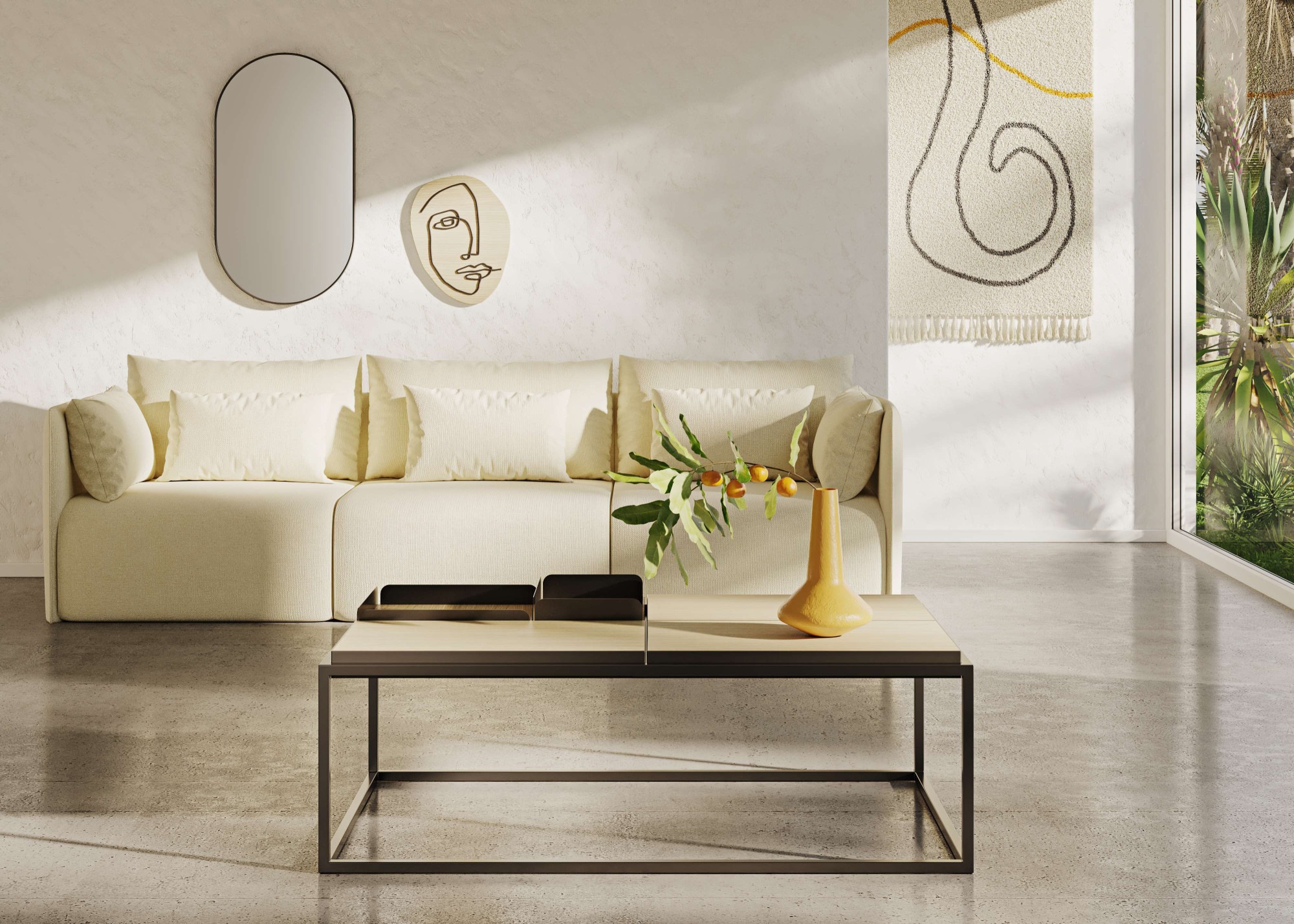TemaHome Couchtisch »Douro Sofatisch, Wohnzimmertisch, Kaffeetisch,«, mit M günstig online kaufen