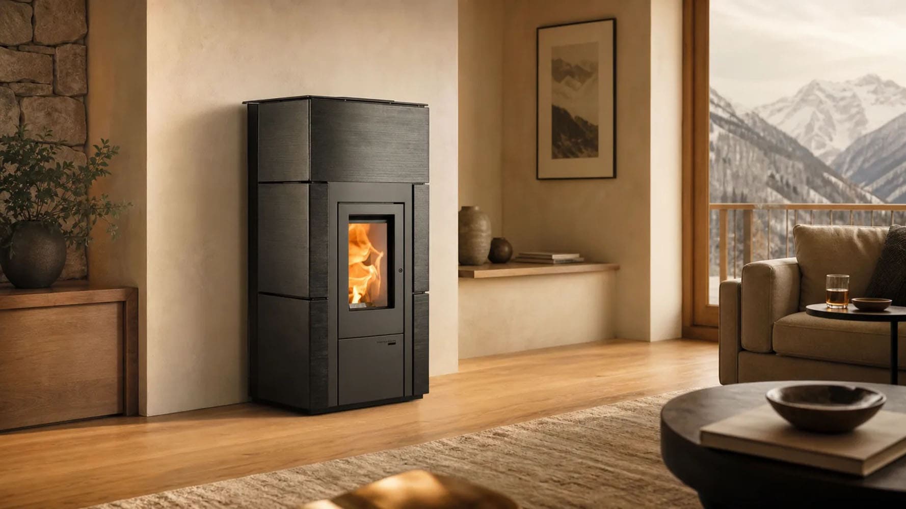 Haas + Sohn Pelletofen »HSP 6 HELENA-C-RLU 465.32« 2 tlg.