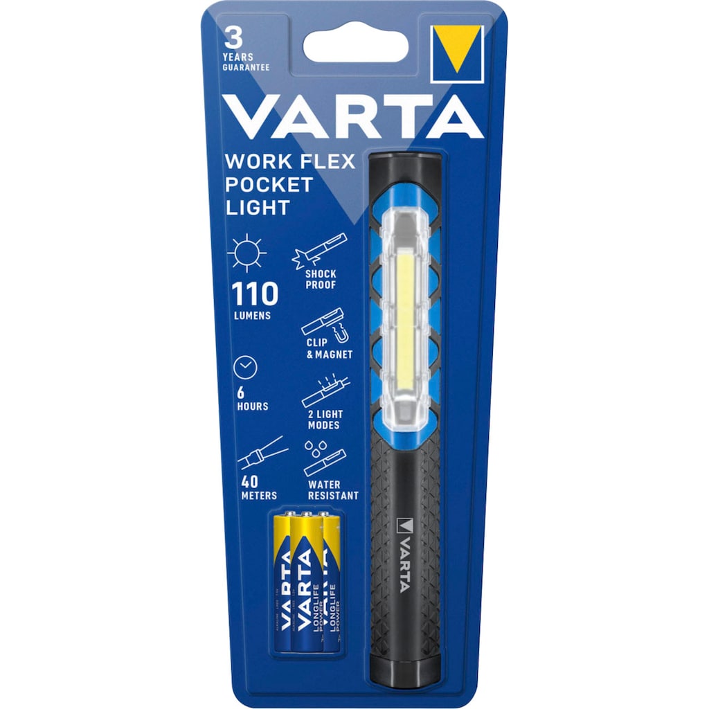 VARTA Taschenlampe »WORK FLEX POCKET LIGHT«