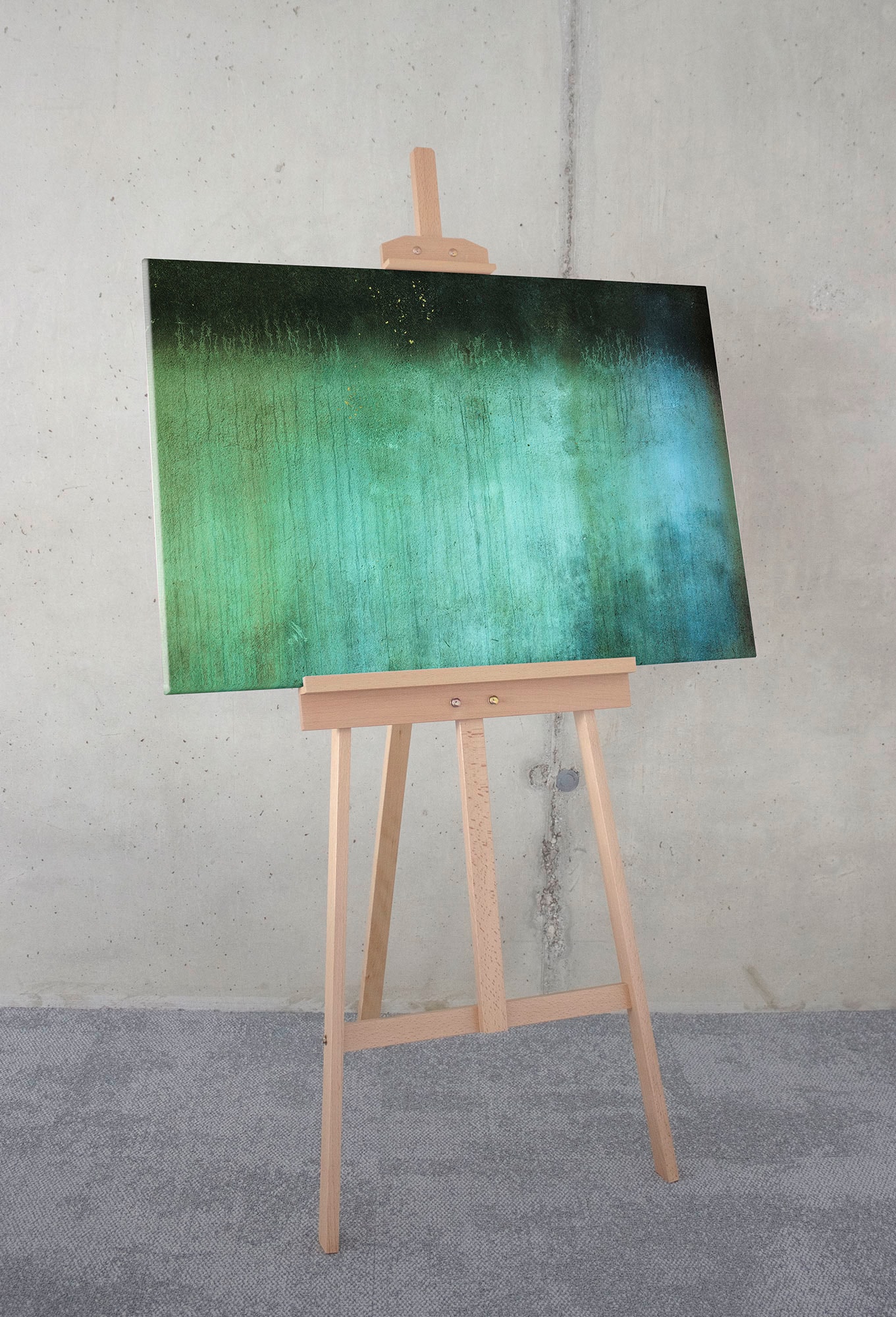 Komar Leinwandbild »Tapete XVI - Größe 90 x 60 cm«, Baum-Blätter-Natur-Berge-Blumen-Foto-Jahreszeiten-Landschaft-Meer-Strand-Palmen, (Packung, 1 St.), Keilrahmenbild mi Echtholzrahmen
