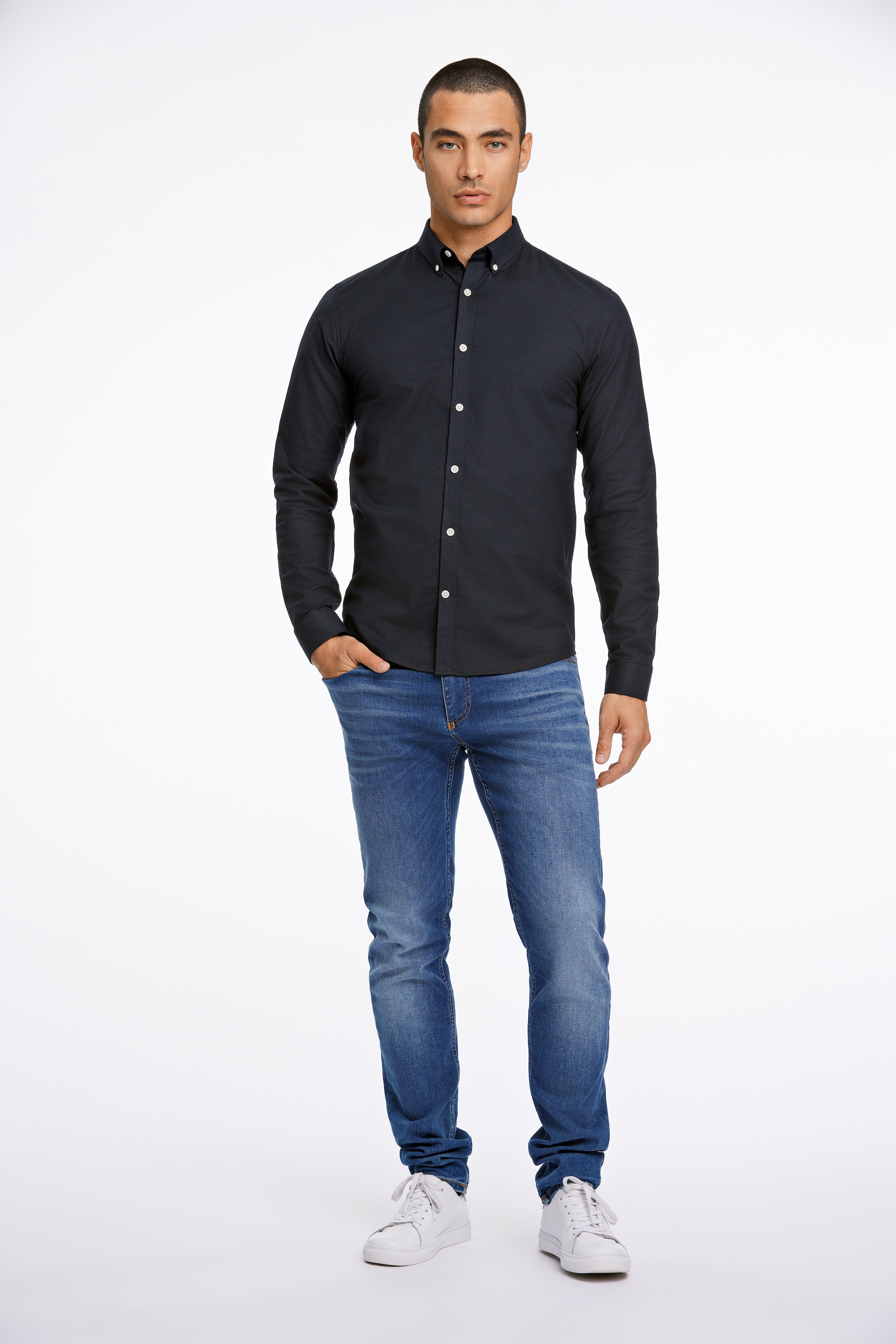 LINDBERGH Businesshemd mit Button-down-Kragen