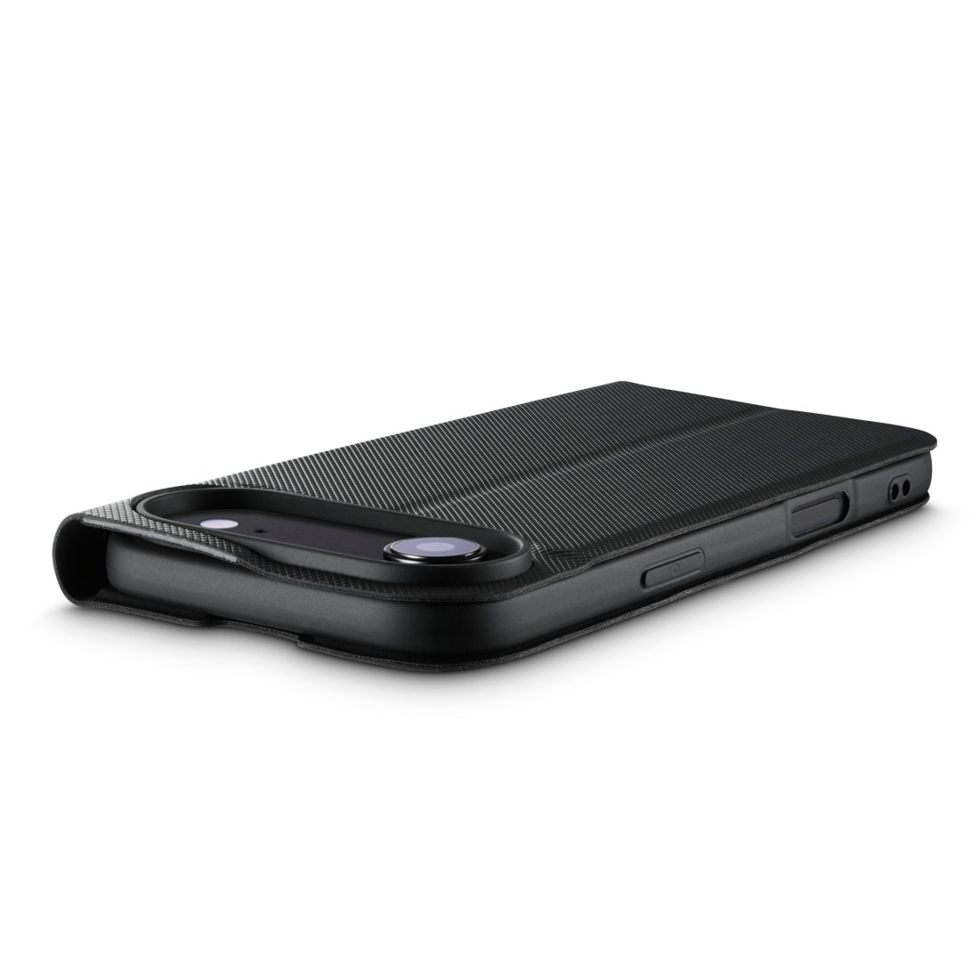 Hama Smartphone-Hülle »Handytasche für Apple iPhone Air Klapphülle mit Kartenfächern, Schwarz« Smartphones Magnetverschluss, Standfunktion, Kartenfächer, Anti-Rutsch-Oberfläche
