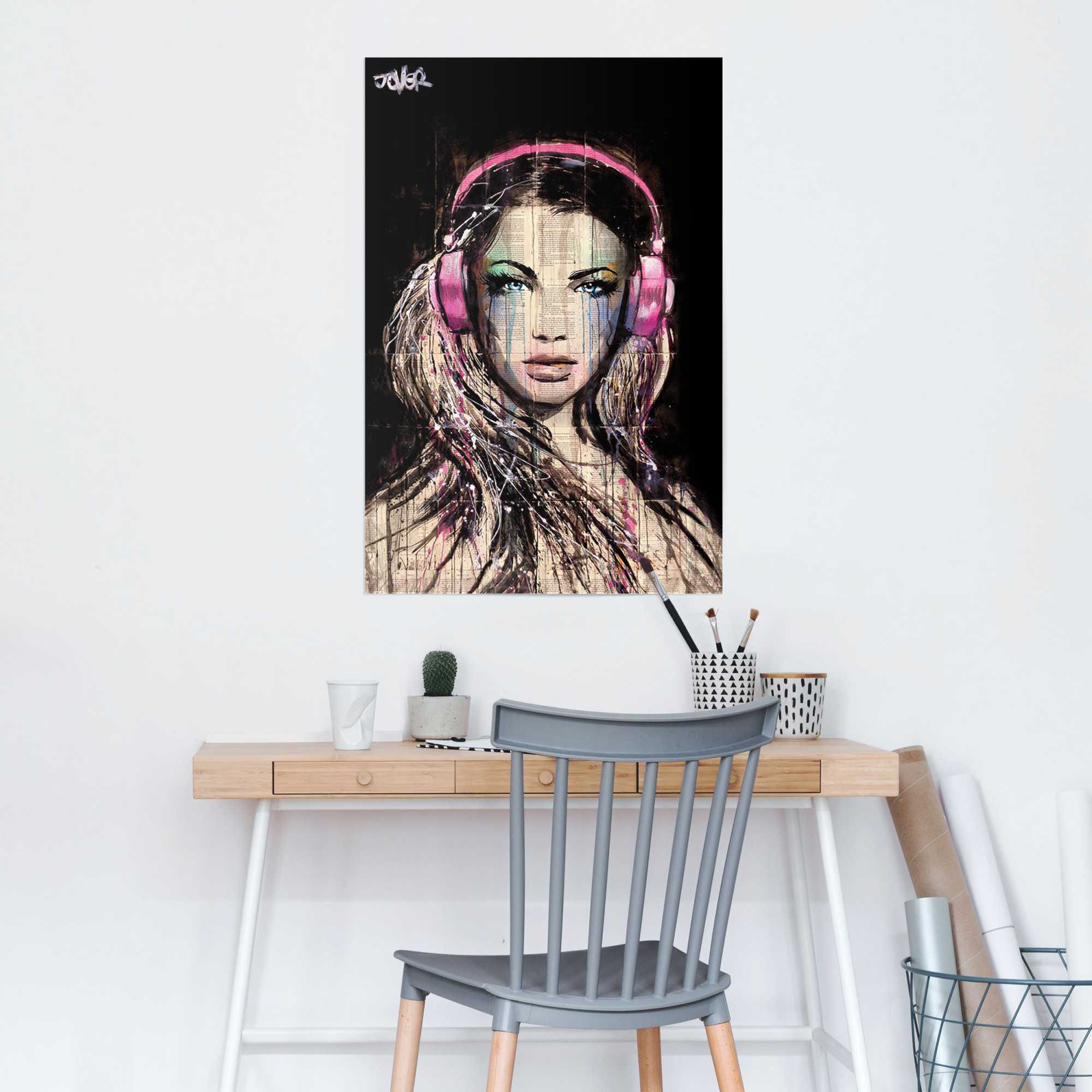 Reinders! Poster »DJ Girl Loui Jover«, (1 St.)