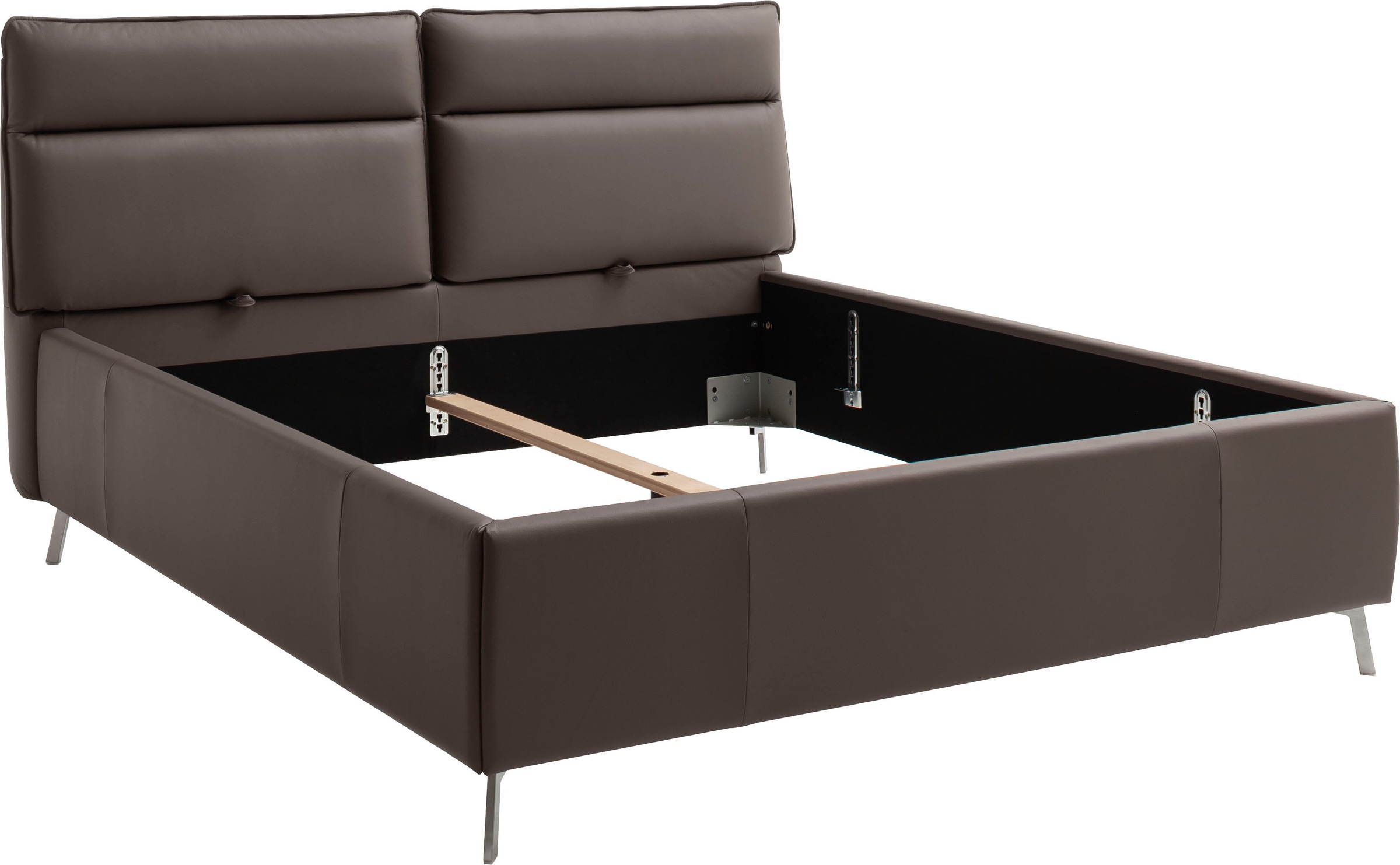 Home affaire Polsterbett »Cozy Town« inkl. 7-fache Einlegetiefenverstellung & saugroboterfreundliche Höhe
