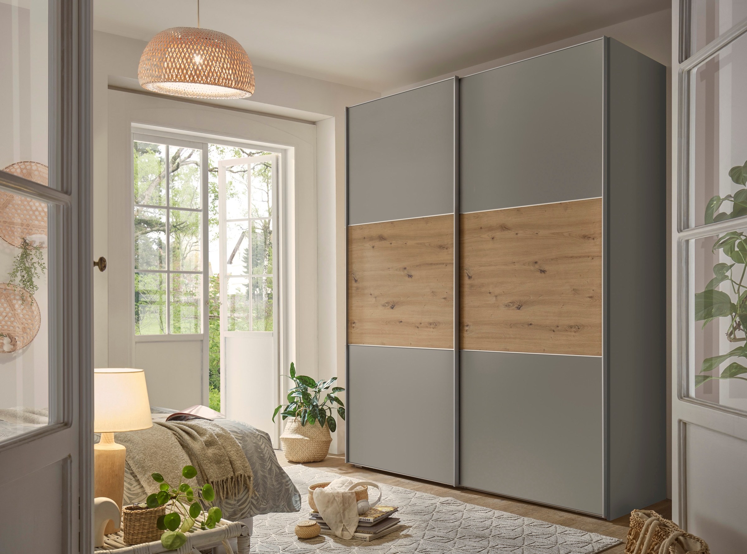 STAUD Schwebetürenschrank »Includo, Made in Germany«, Mit vier verschiedenen Ausstattungsvarianten